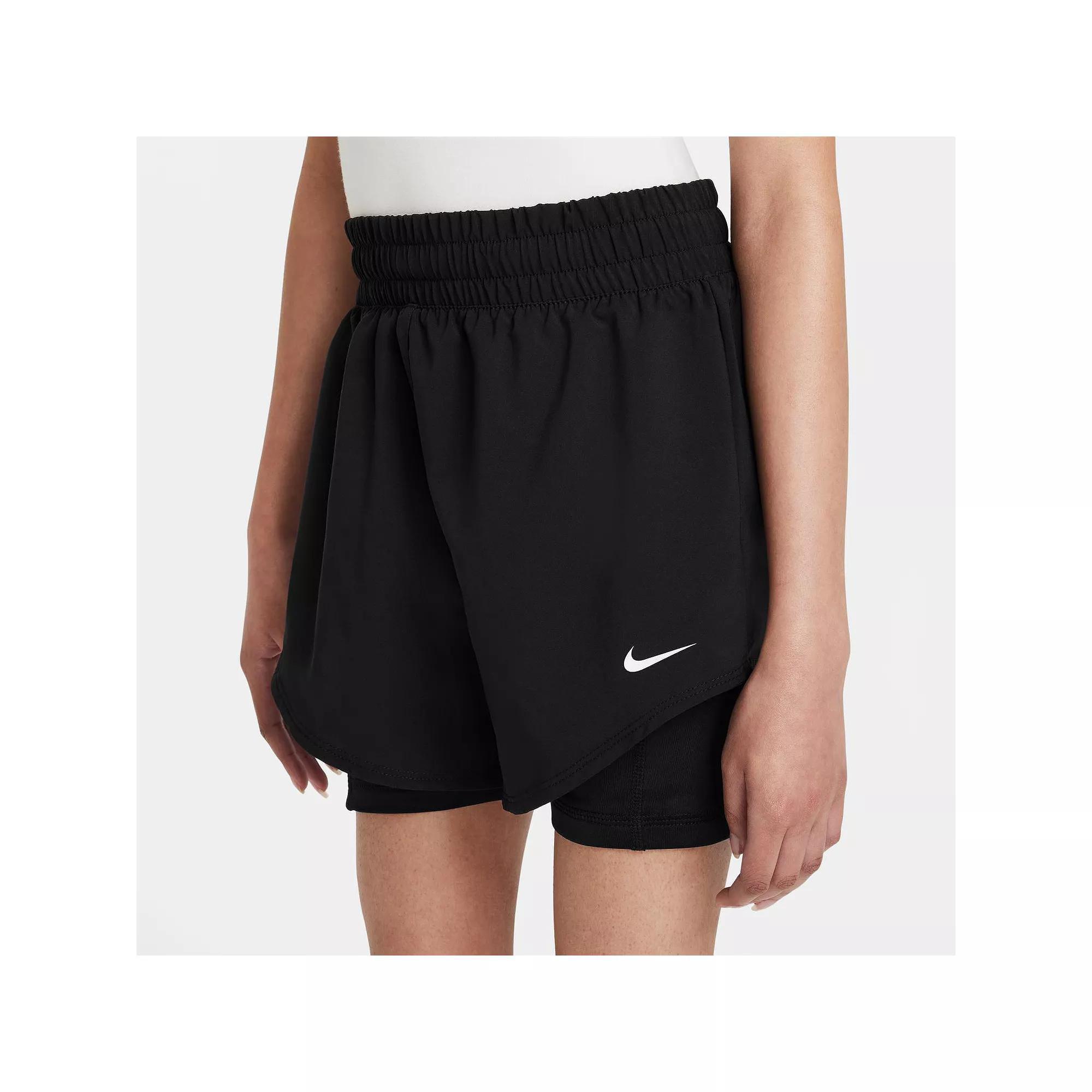Nike Women's One Girls' Dri-FIT 3" 2-in-1 Shorts Product Image