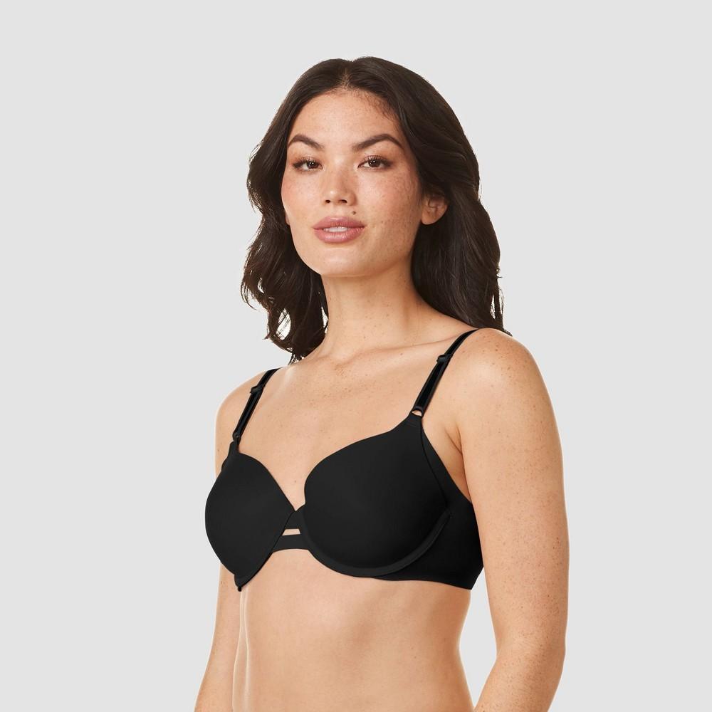 Simply Perfect by Warners Womens Underarm Smoothing Underwire Bra TA4356 - 38B Black Product Image