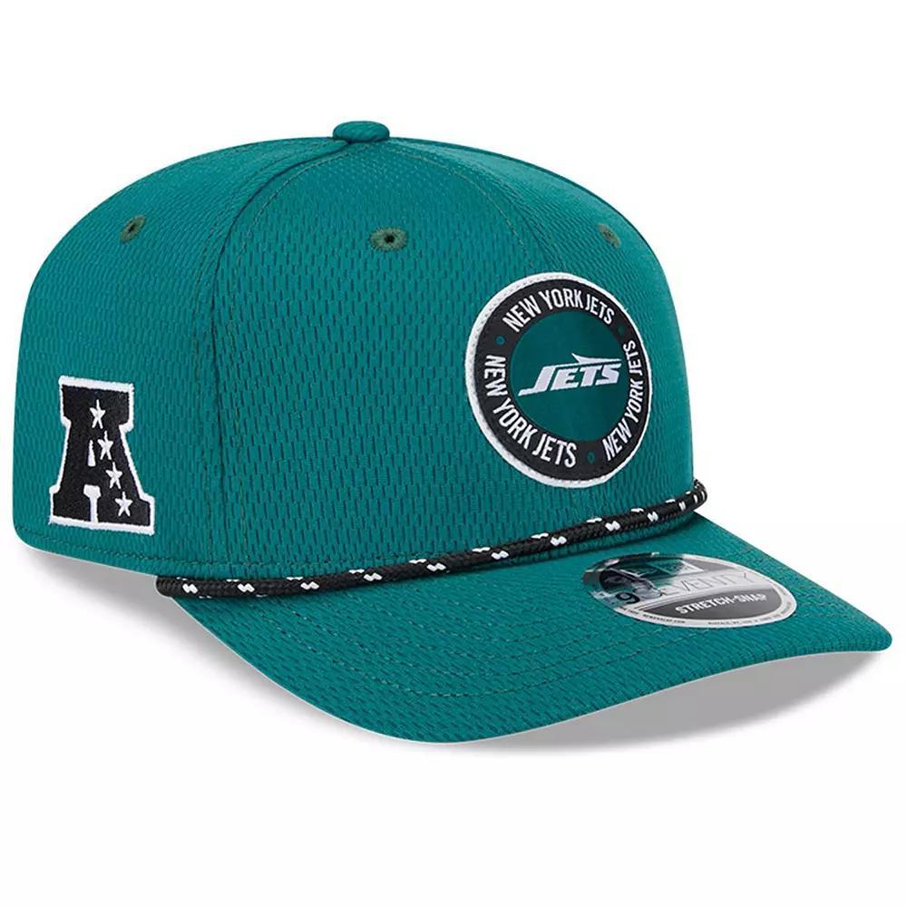 Men's New Era Green New York Jets 2024 Sideline 9SEVENTY Stretch-Snap Hat Product Image