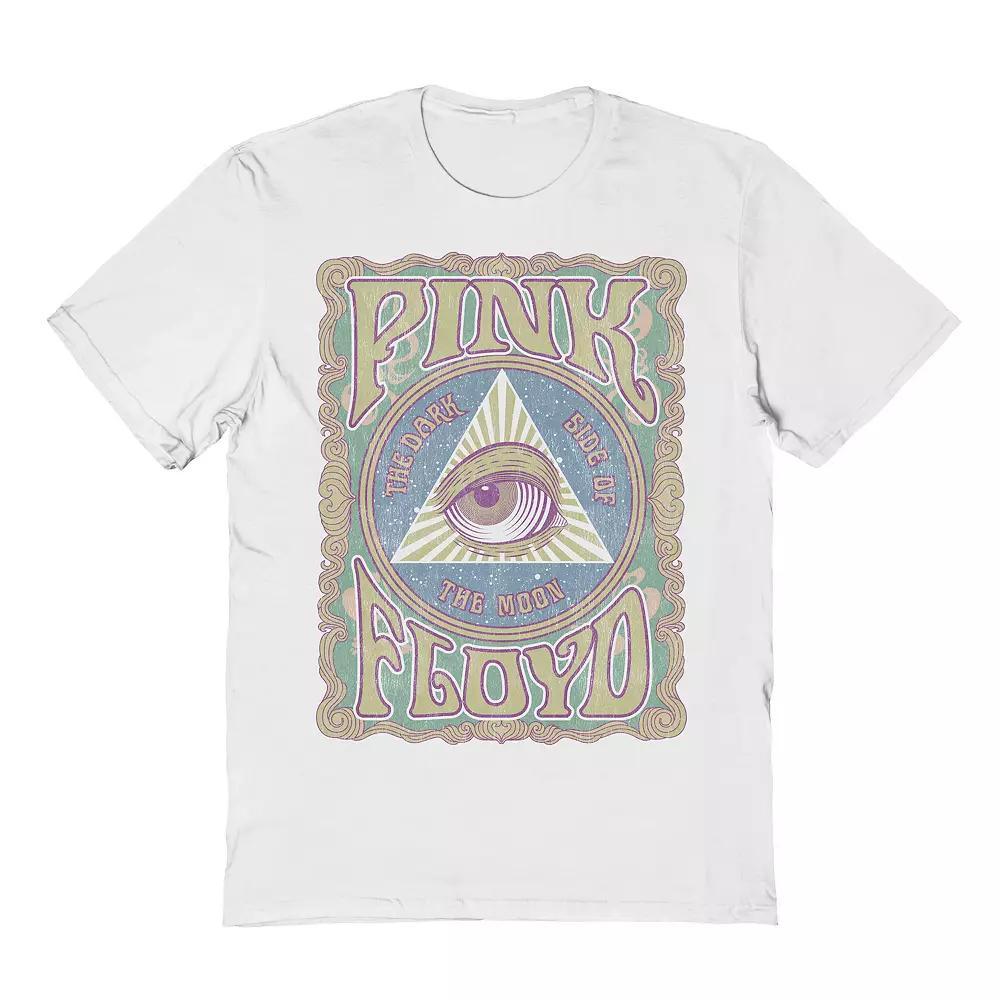 Men's Pink Floyd All Seeing Eye Graphic Tee, Size: XXL, White Product Image