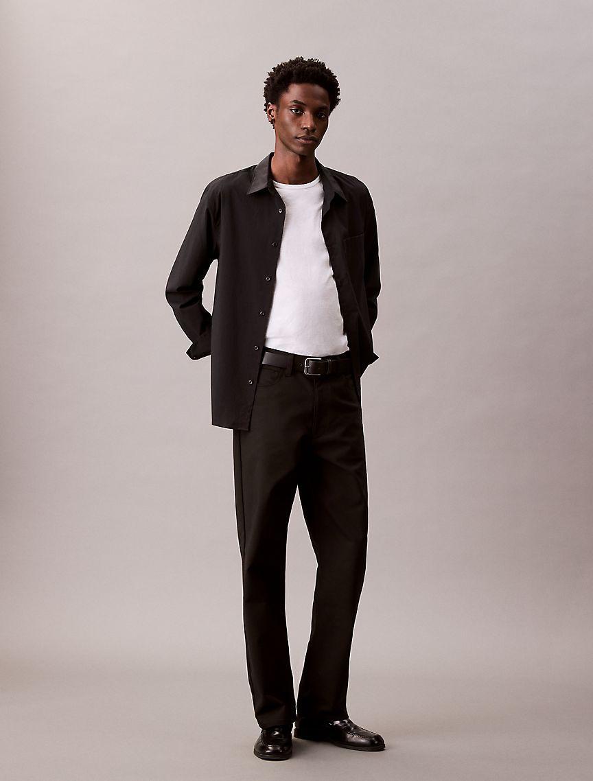 Pleated Wool Gabardine Blend Trouser Product Image