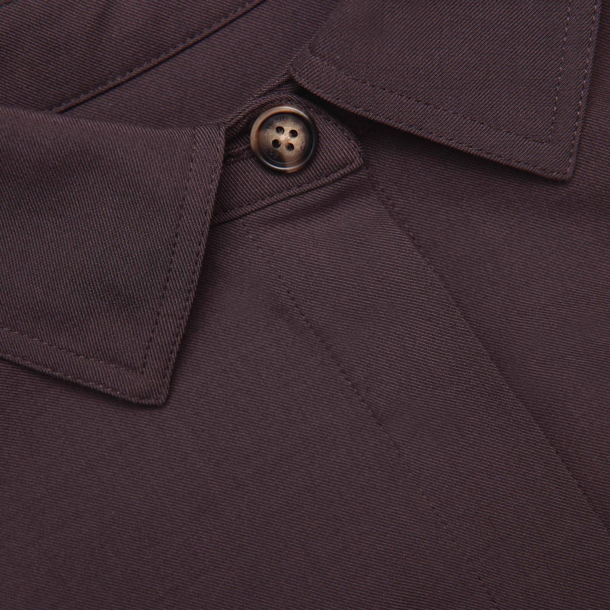 Brown Twill Jumpsuit Product Image