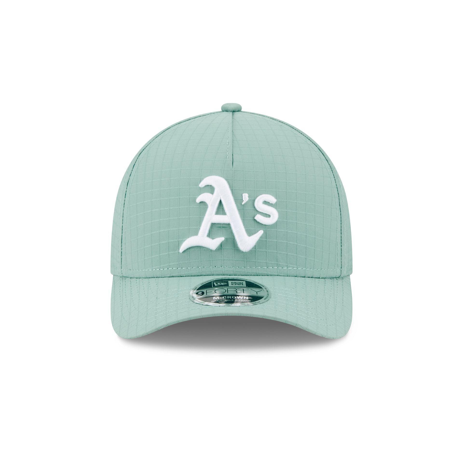 Athletics Green Ripstop 9FORTY M-Crown A-Frame Snapback Hat Male Product Image