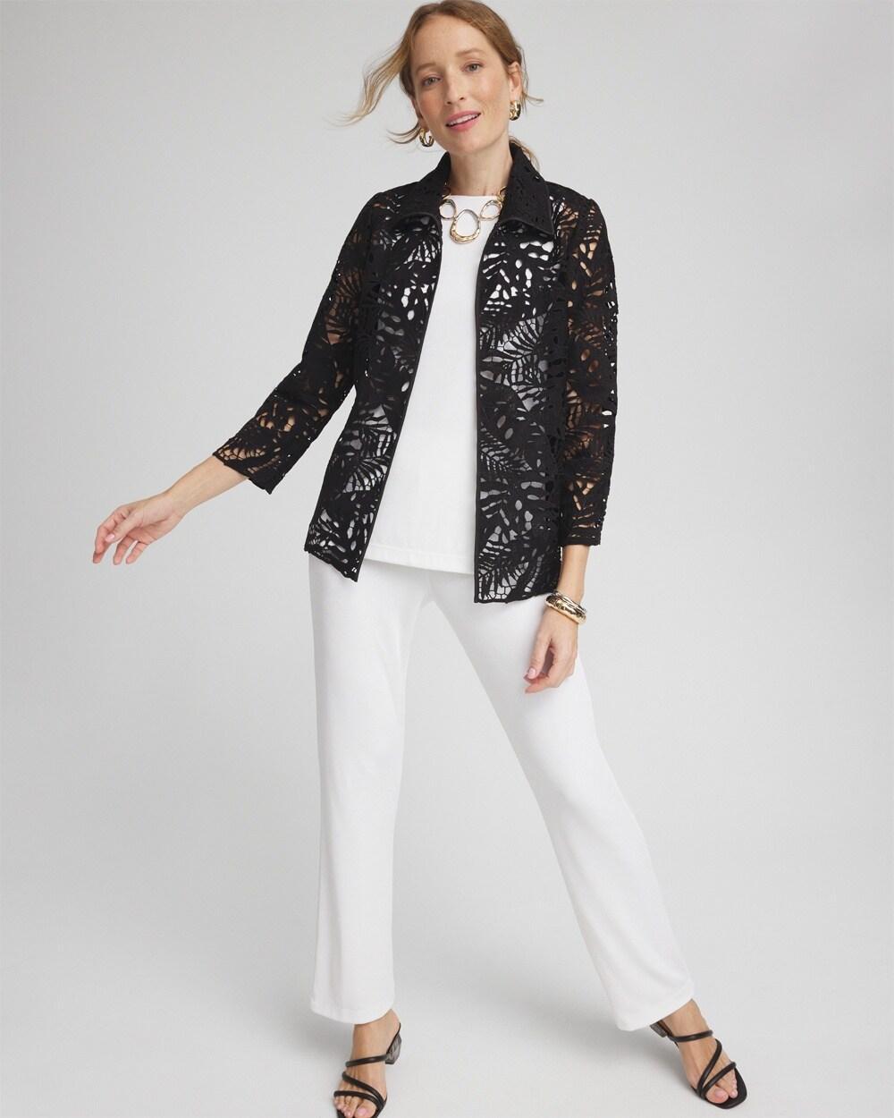 Travelers™ Collection Leaves Lace Jacket Product Image