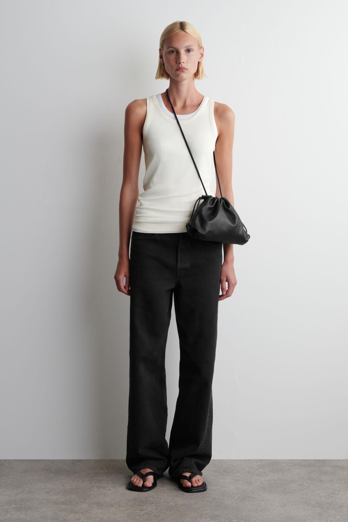 MINI CAVATELLI CLUTCH BAG - LEATHER Product Image