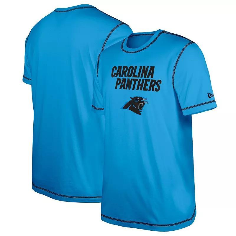 Mens New Era Carolina Panthers Third Down Puff Print T-Shirt Product Image