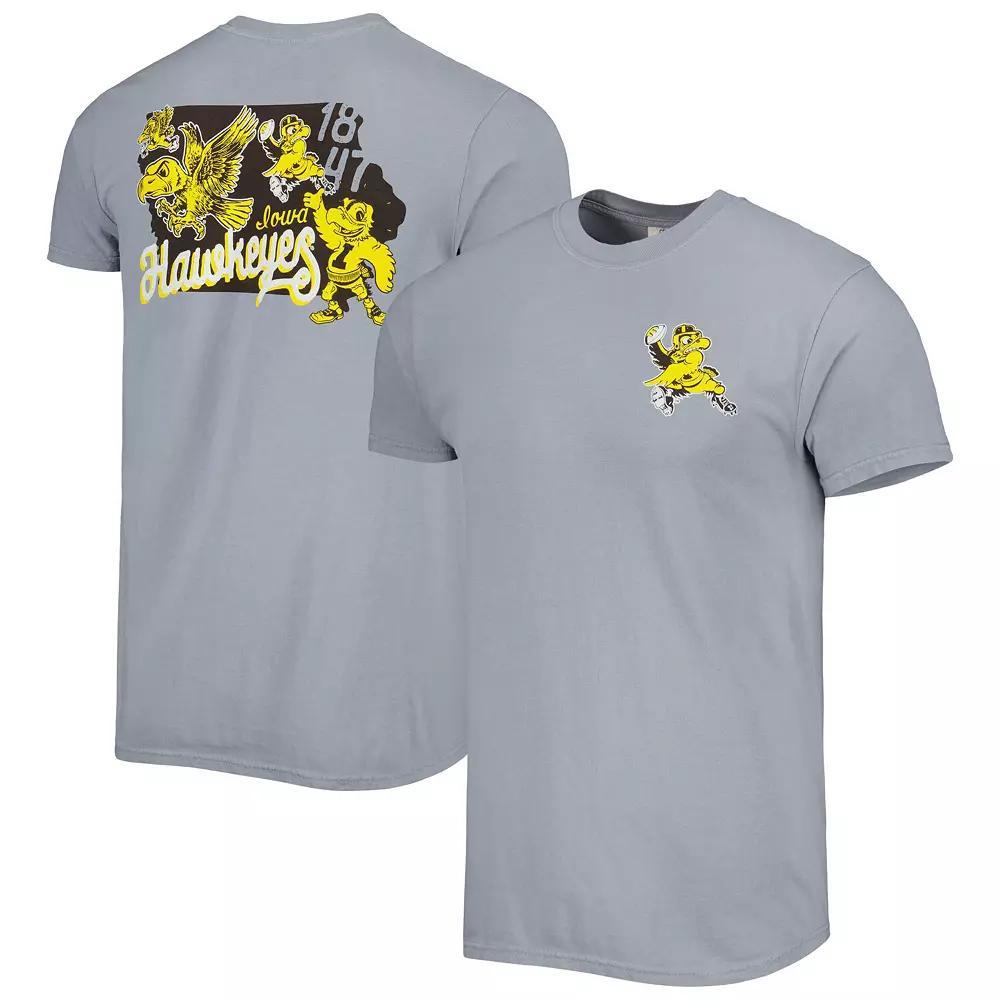 Men's Graphite Iowa Hawkeyes Vault State Comfort T-Shirt, Size: Small, Dark G Product Image