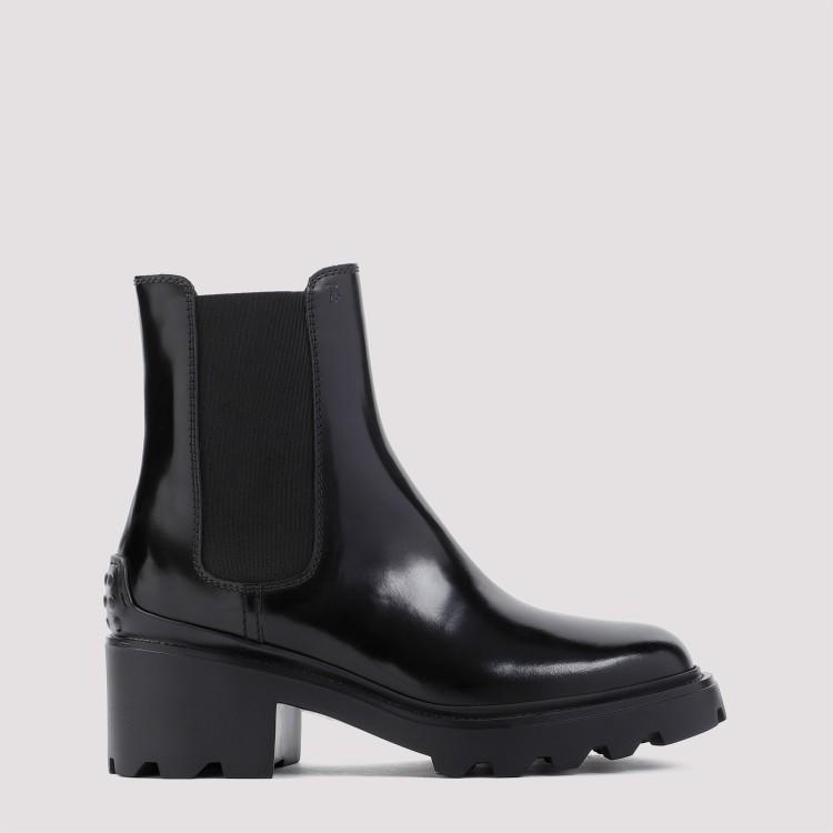 TOD'S Black Leather Boots Product Image