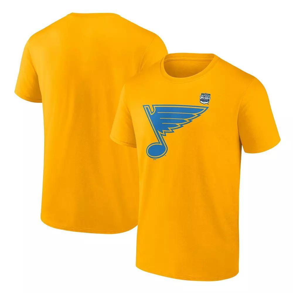 Men's Fanatics Gold St. Louis Blues Primary Logo T-Shirt,  Product Image