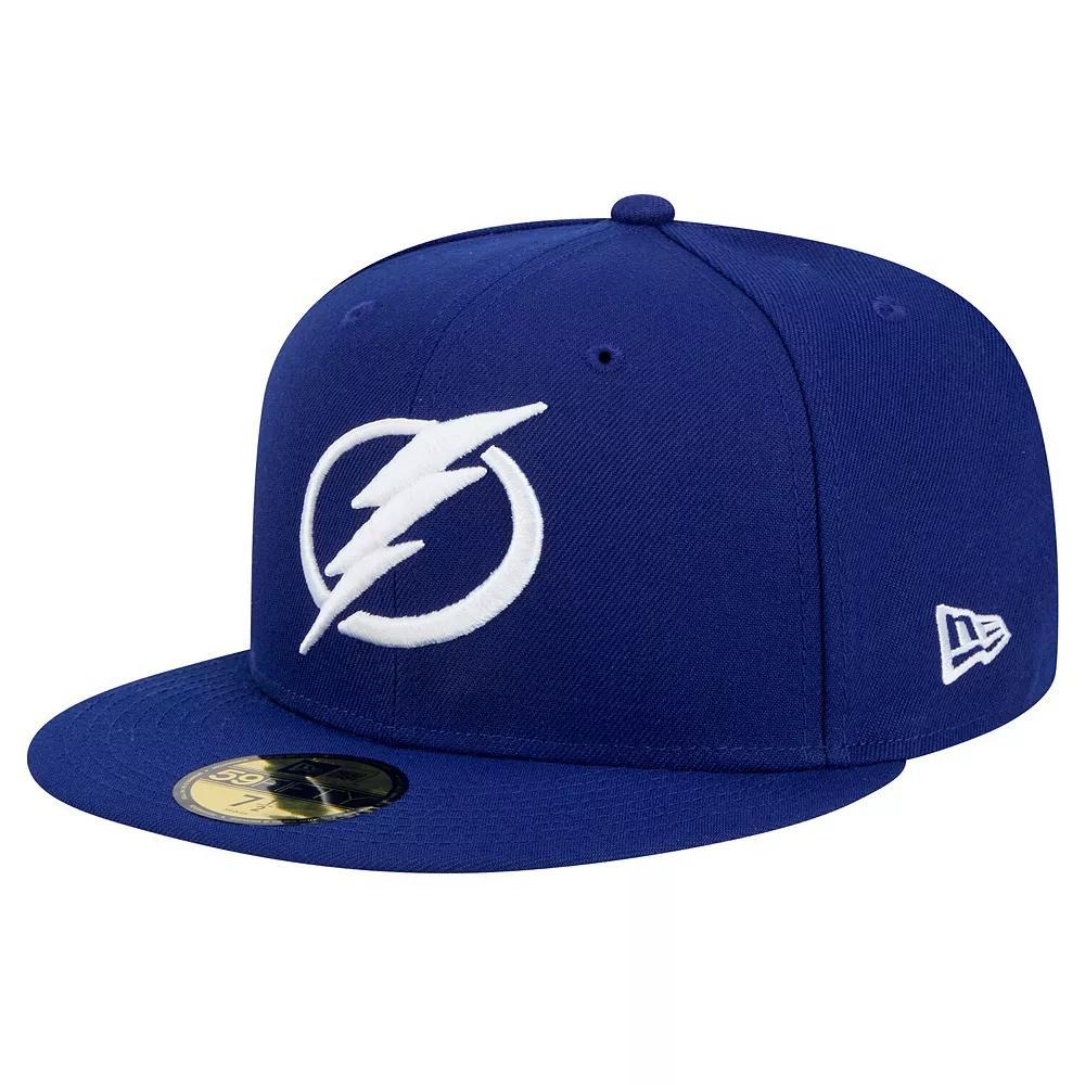Men's New Era Blue Tampa Bay Lightning Core 59FIFTY Fitted Hat,  Product Image