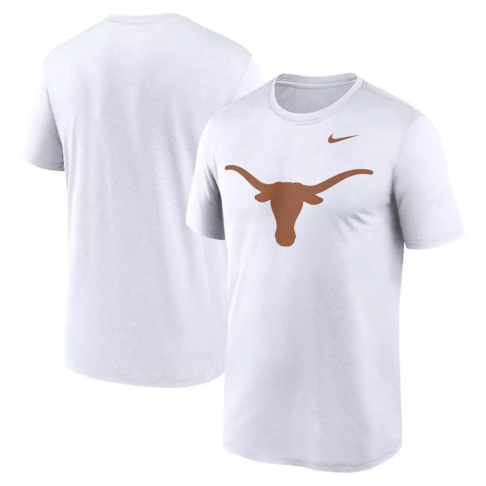 Men's Nike White Texas Longhorns Primetime Legend Logo T-Shirt, Size: Small Product Image