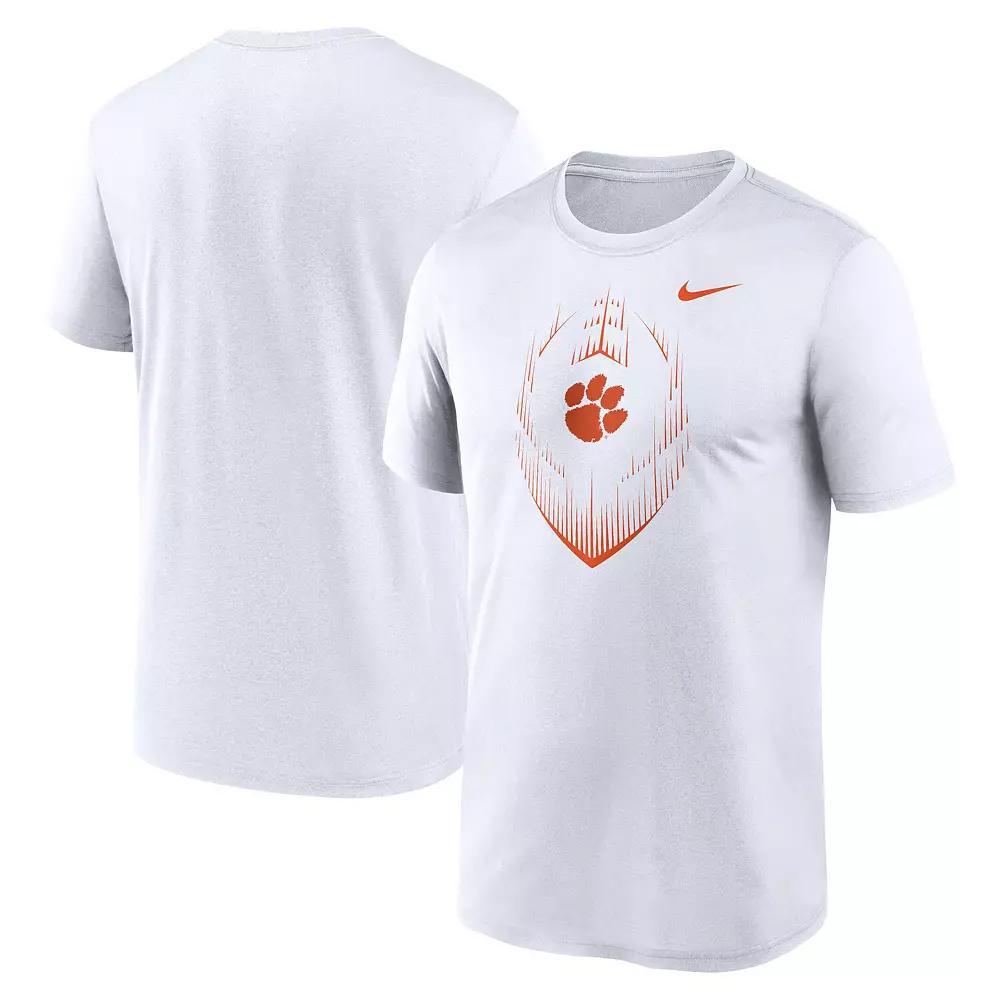 Men's Nike White Clemson Tigers Primetime Legend Icon Performance T-Shirt, Size: Medium Product Image