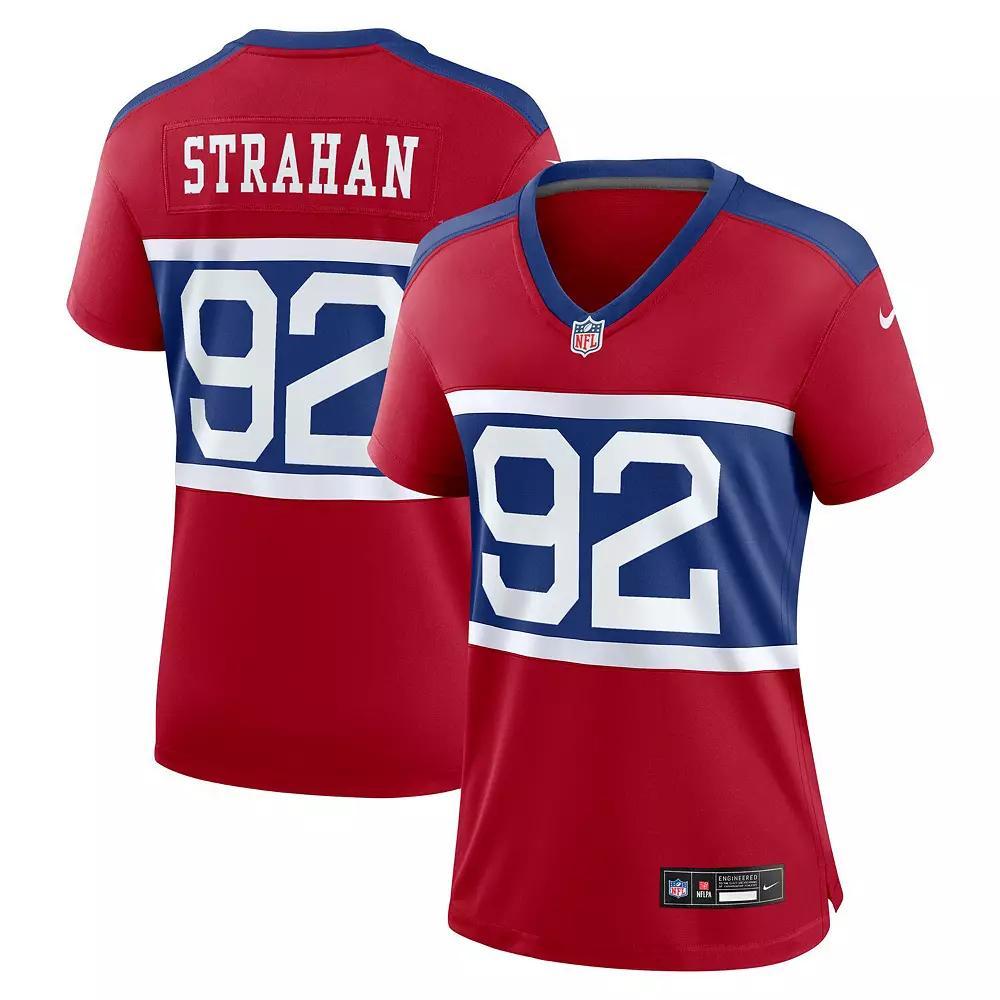 Women's Nike Michael Strahan Century Red New York Giants Alternate Retired Player Game Jersey,  Product Image
