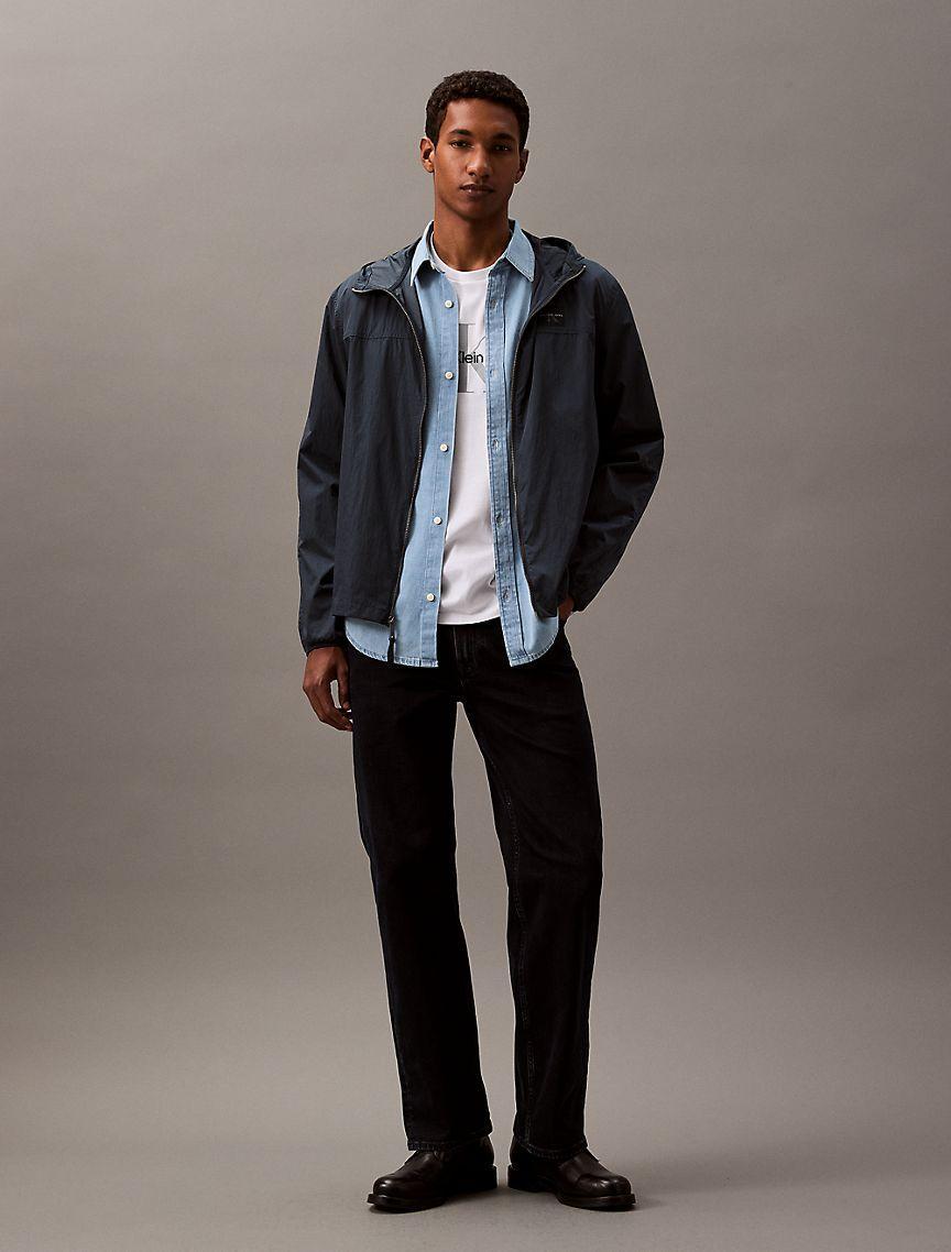 Classic Denim Button-Down Shirt Product Image