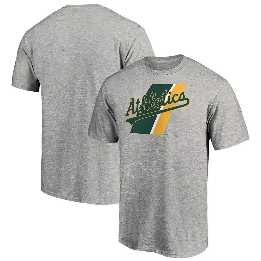Mens Fanatics Branded Heathered Gray Oakland Athletics Prep Squad T-Shirt Product Image
