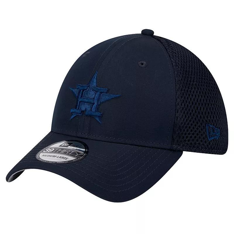 Mens New Era Houston Astros Team Tone 39THIRTY Flex Hat Blue Product Image