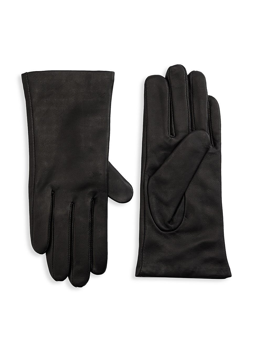 Classic Nappa Leather & Cashmere Gloves Product Image