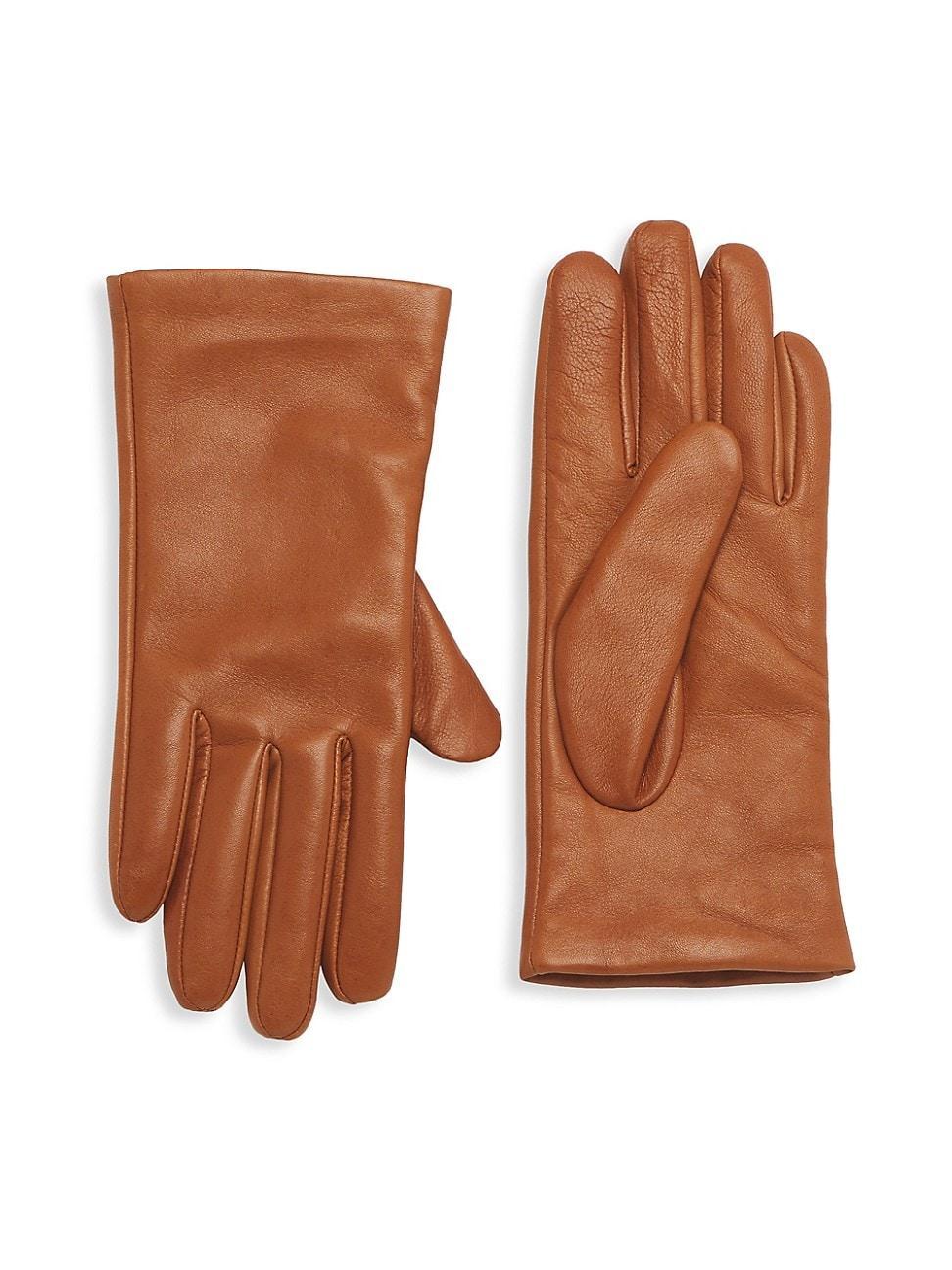 Classic Nappa Leather & Cashmere Gloves Product Image