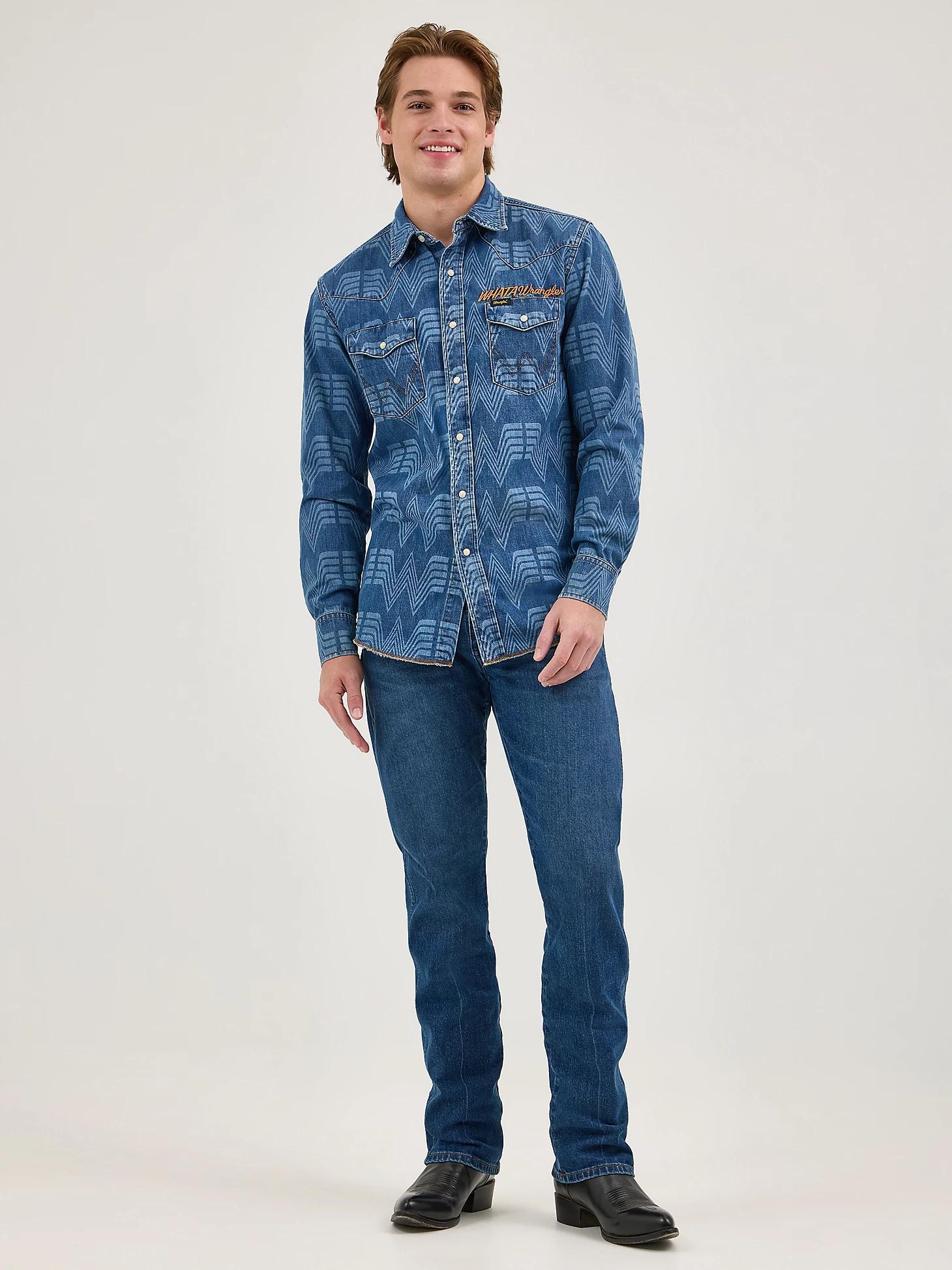 Wrangler x Whataburger Western Print Shirt | Men's SHIRTS | Wrangler® Product Image