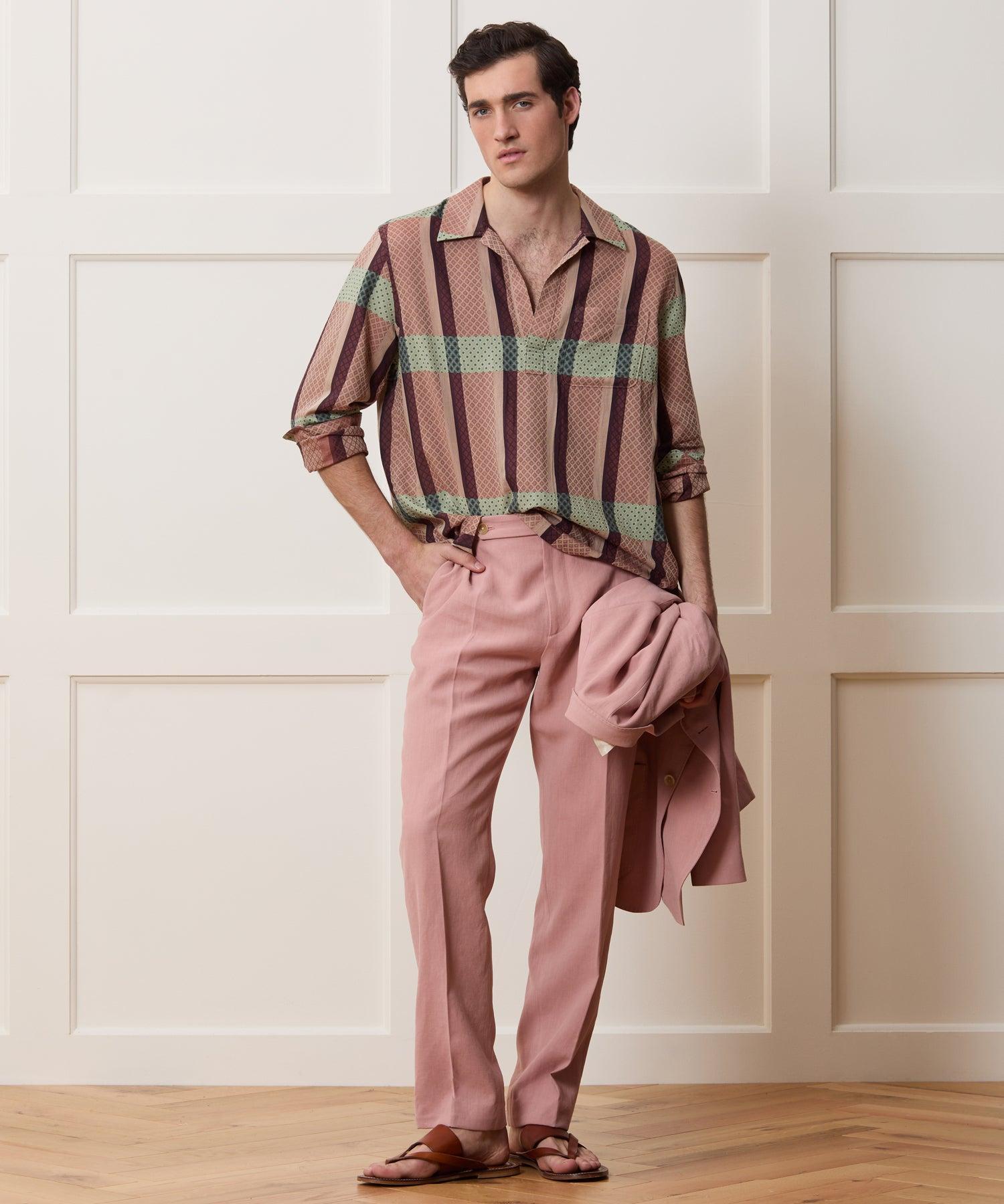 Relaxed Cotton Popover Shirt Product Image