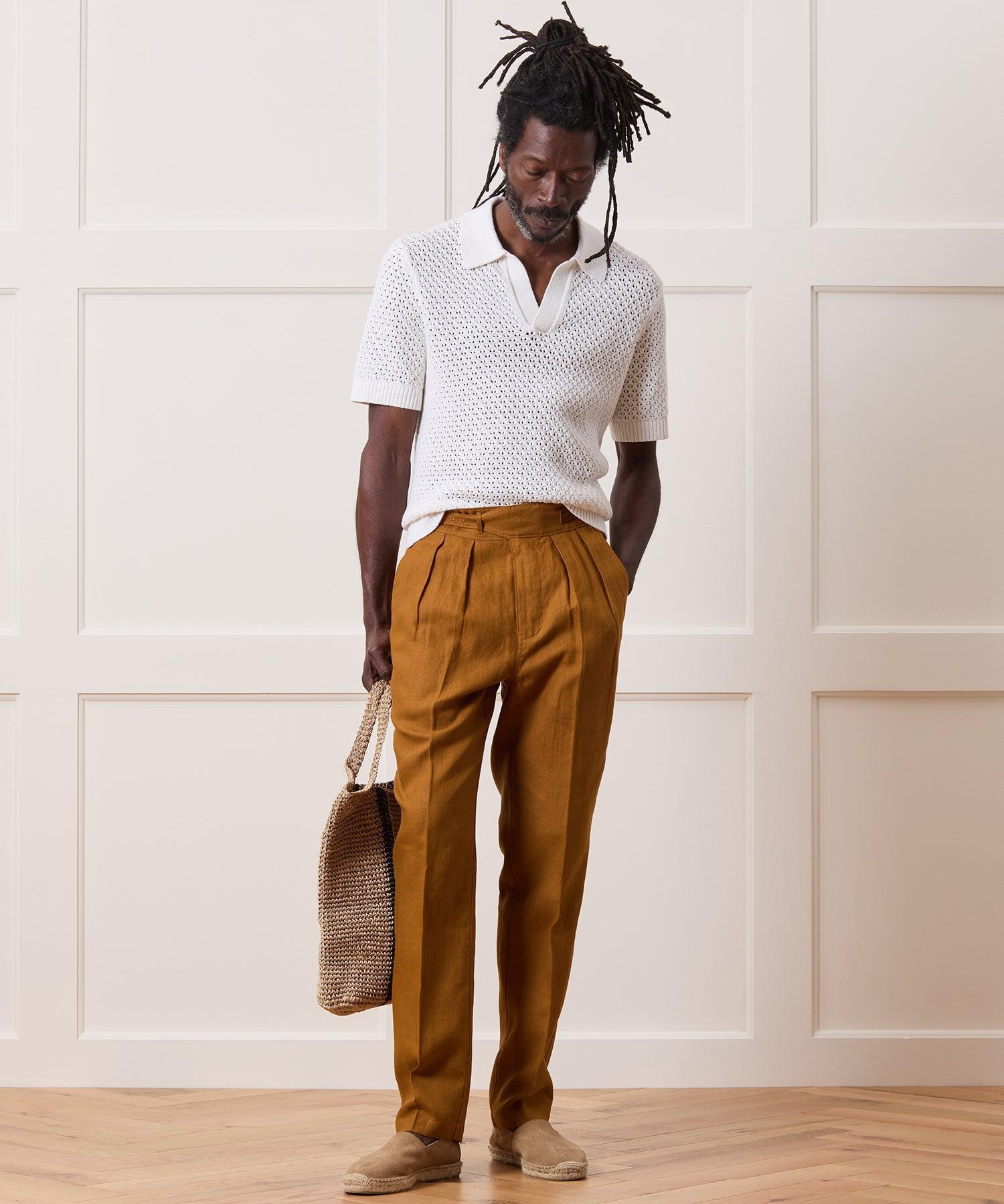 Irish Linen Gurkha Trouser Product Image