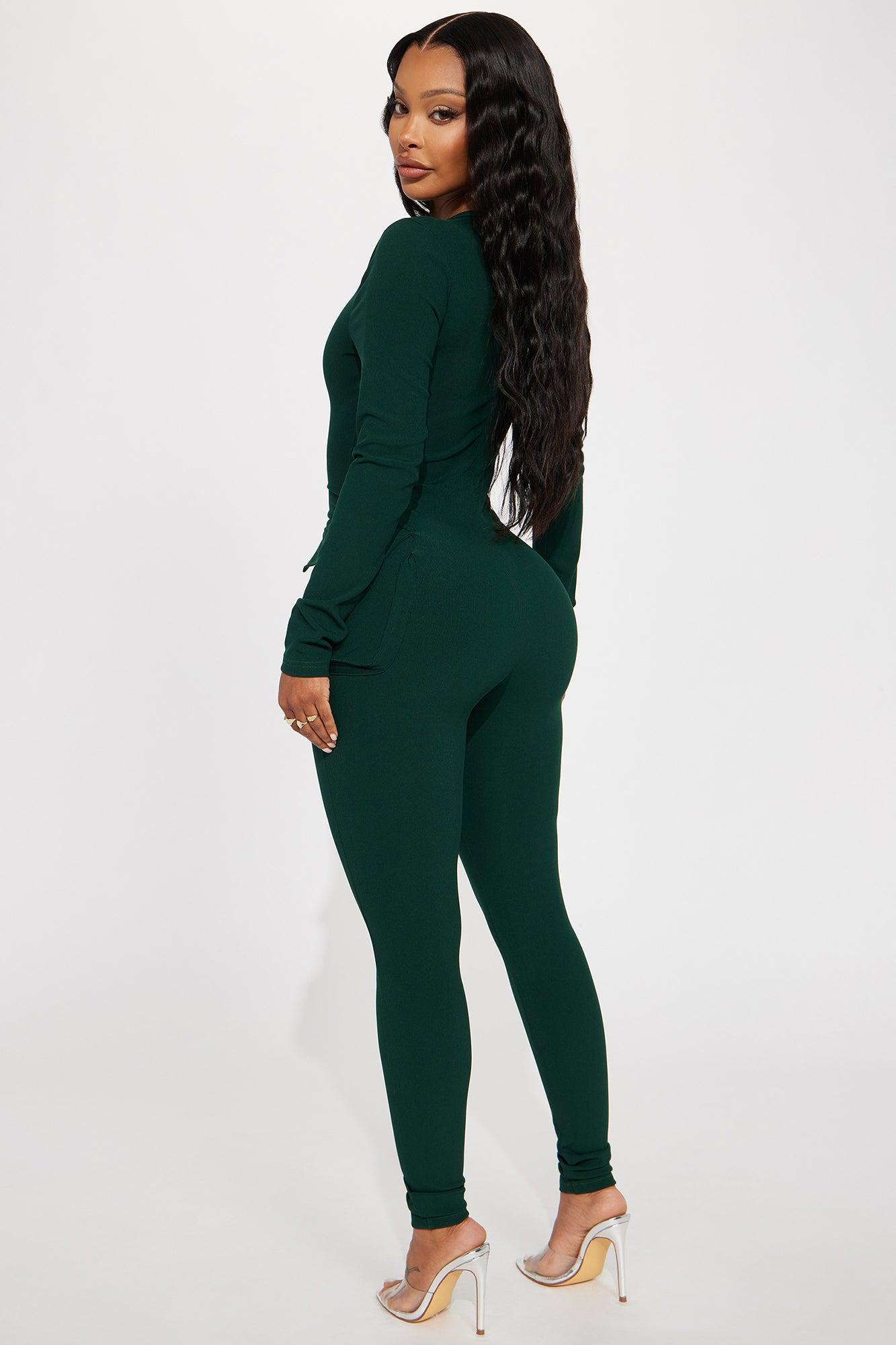Maddix Long Sleeve Jumpsuit - Hunter Product Image