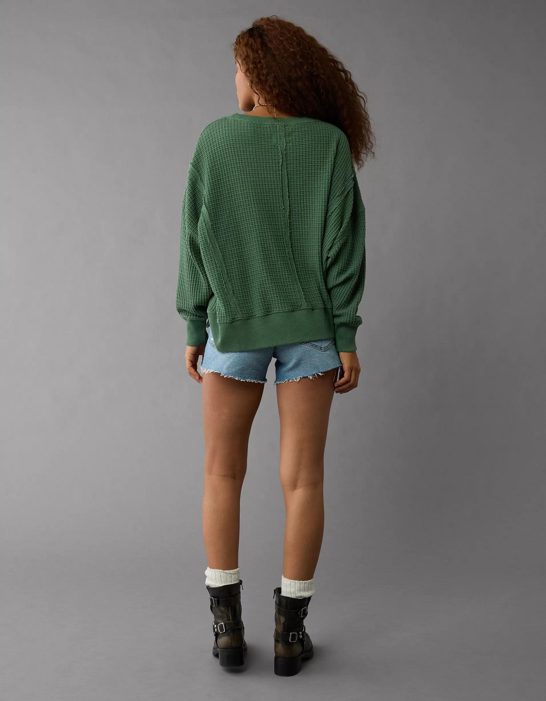 AE Big Hug Waffle Sweatshirt Product Image