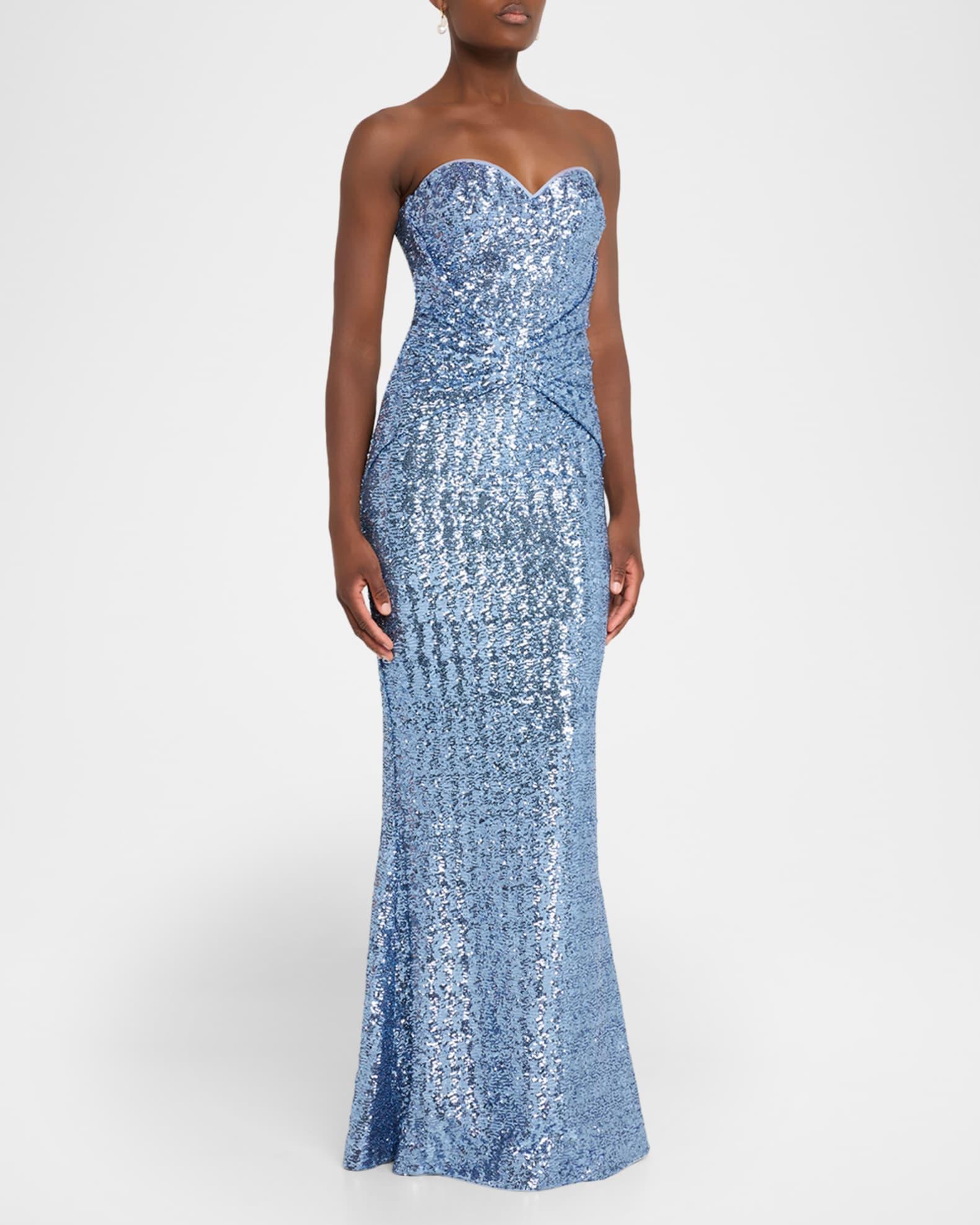 Sweetheart Sequin Column Gown Product Image