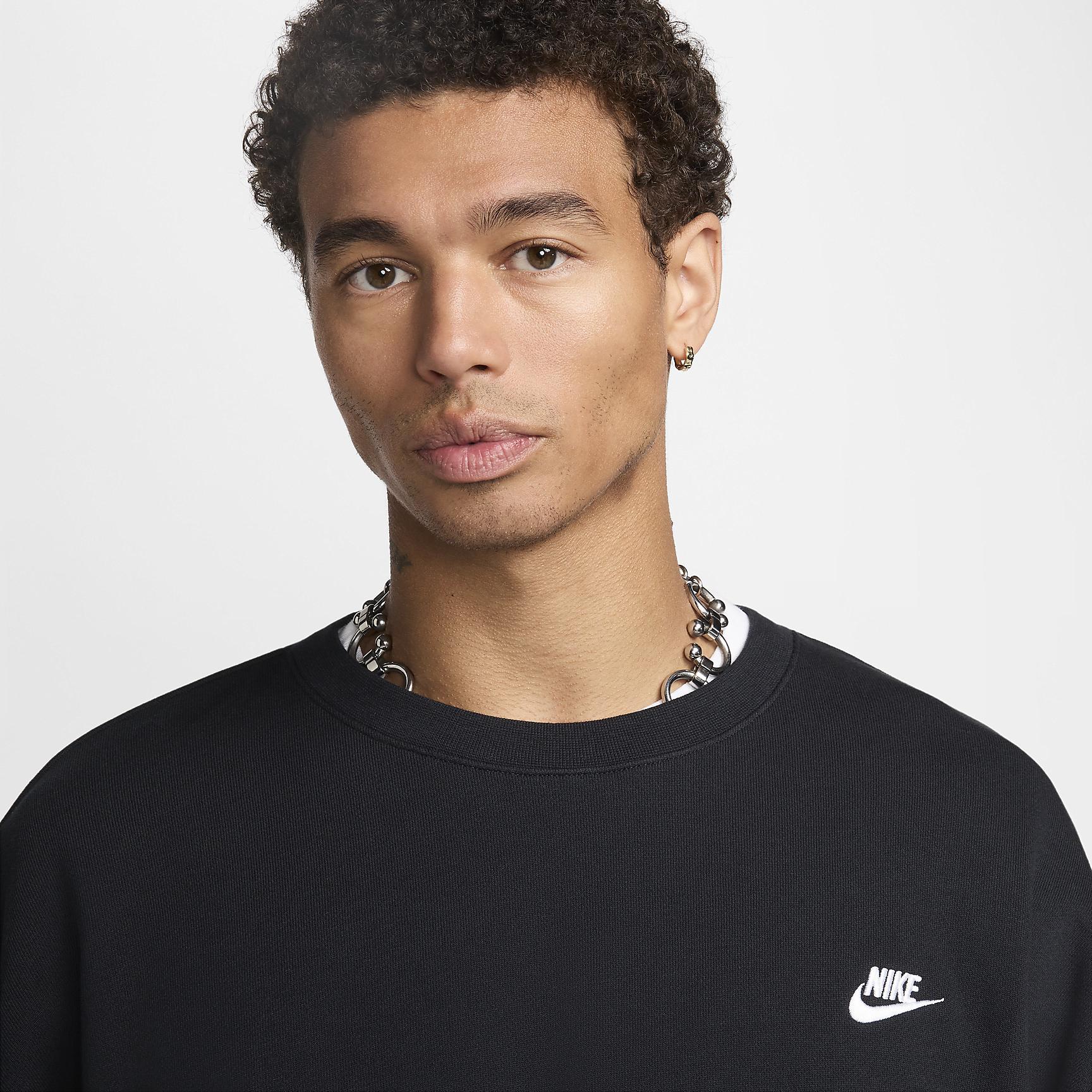 Nike Men's Club Fleece Oversized French Terry Crew Product Image