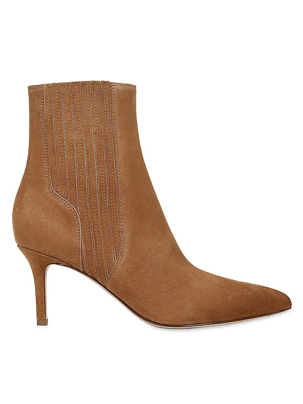 Lisa Suede Stiletto Chelsea Booties Product Image