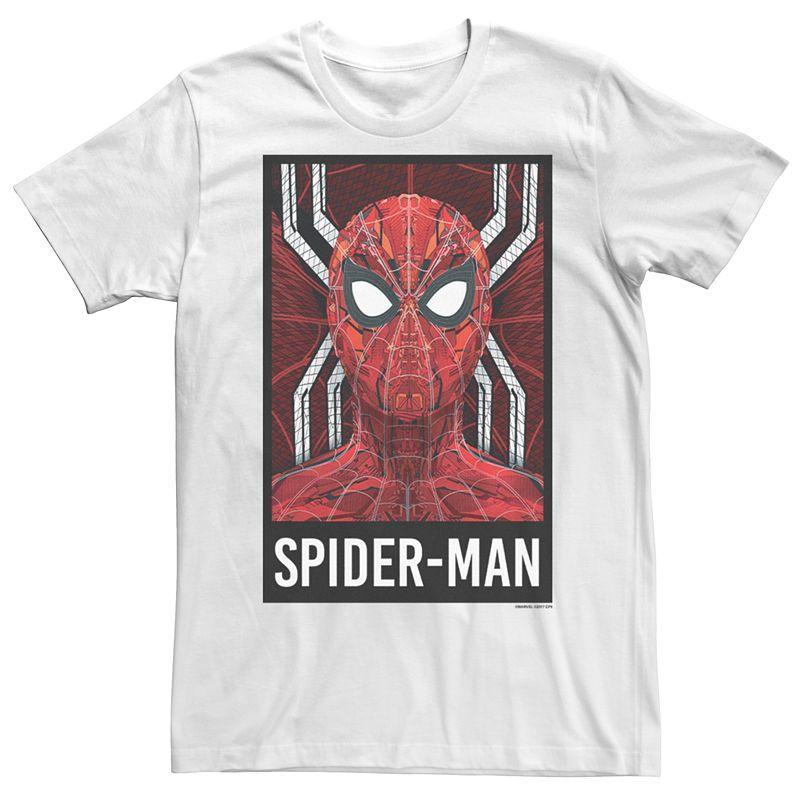 Men's Marvel Spider-Man Portrait Tee, Size: 3XL, Natural Product Image