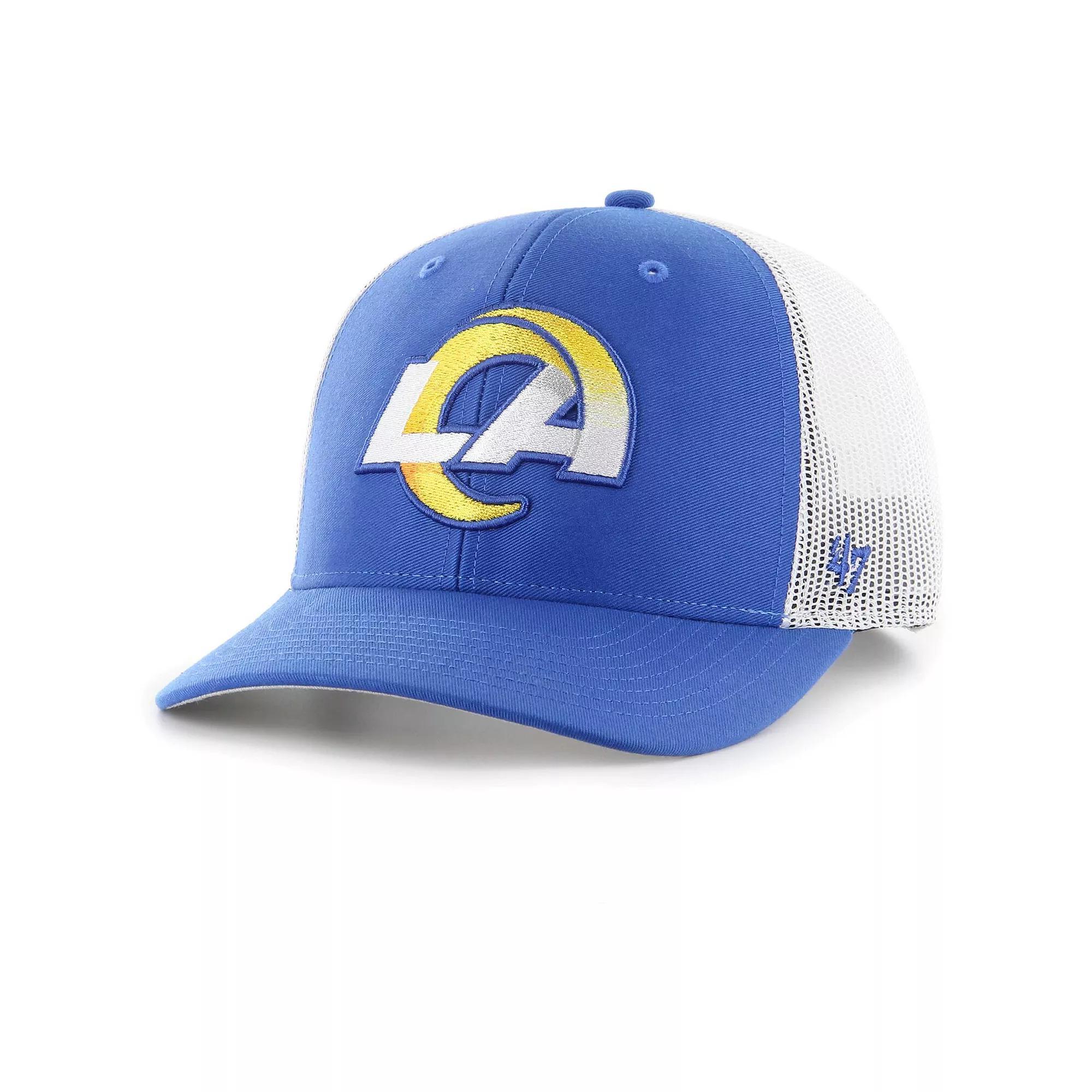 Men's '47 Royal Los Angeles Rams Adjustable Trucker Hat, Blue Product Image