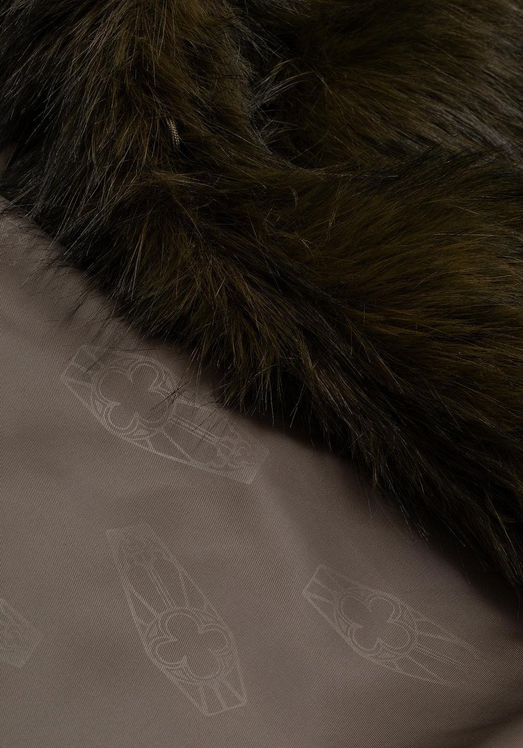 Monstrum Cropped Faux Fur Jacket Product Image