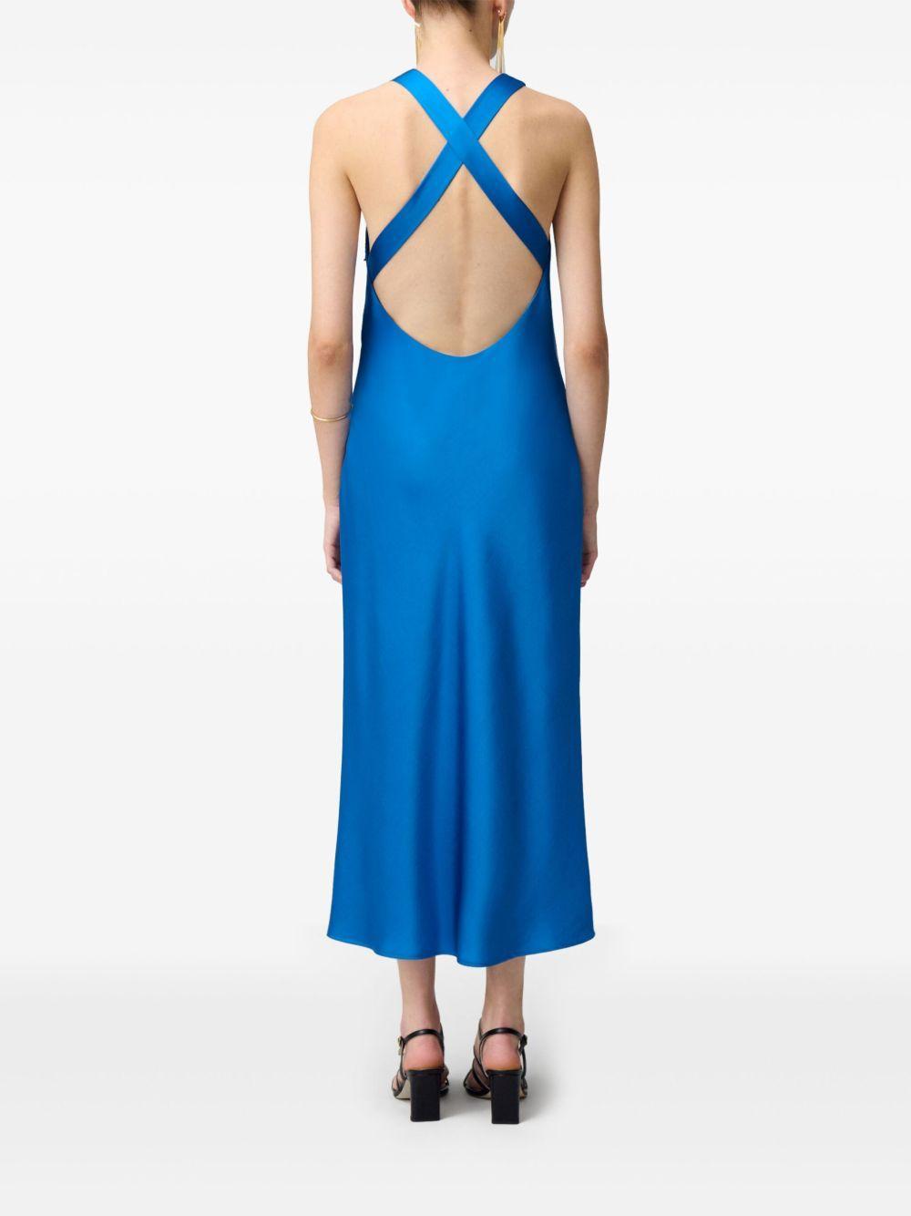 open-back satin maxi dress Product Image