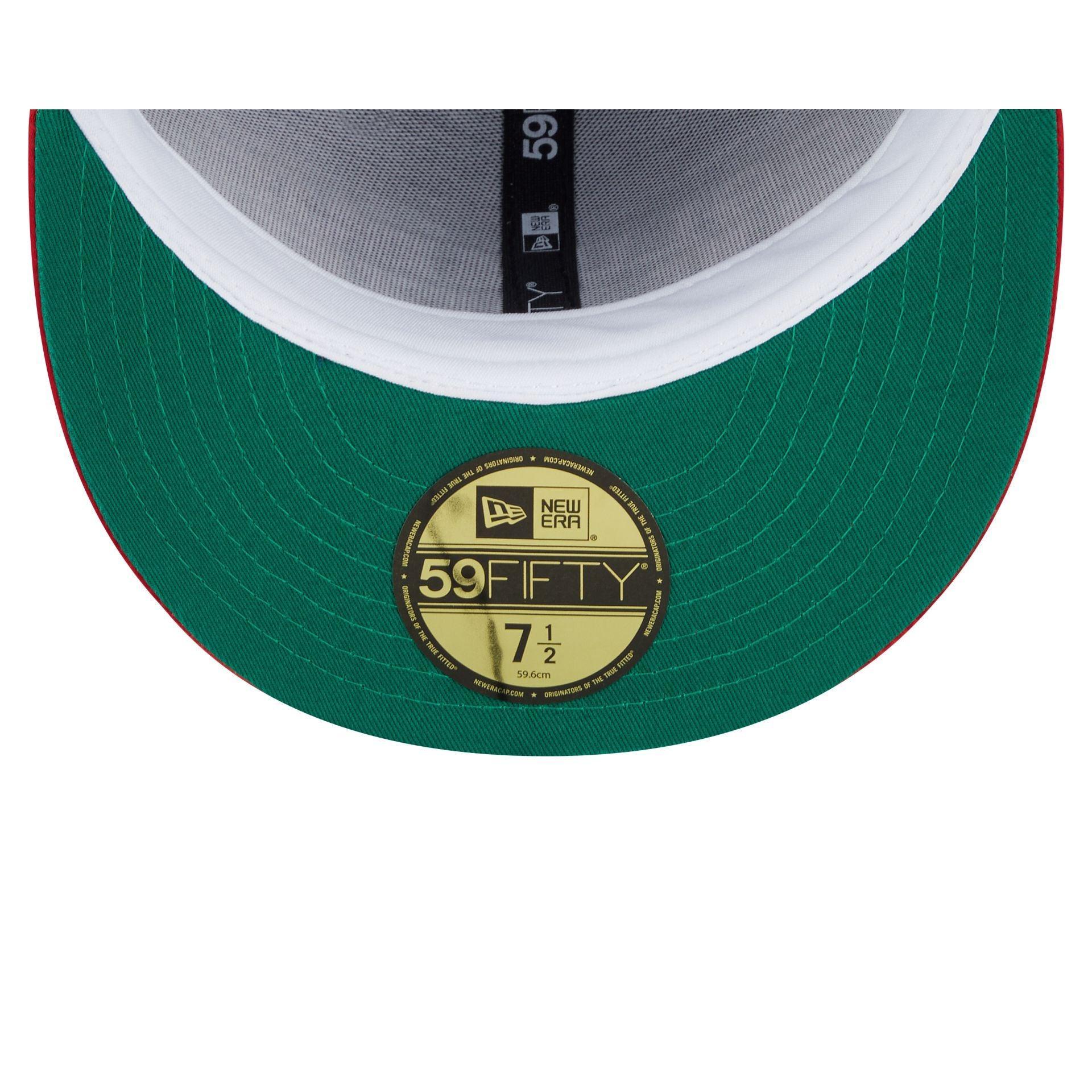 Columbus Blue Jackets Spring Satin 59FIFTY Fitted Hat Male Product Image