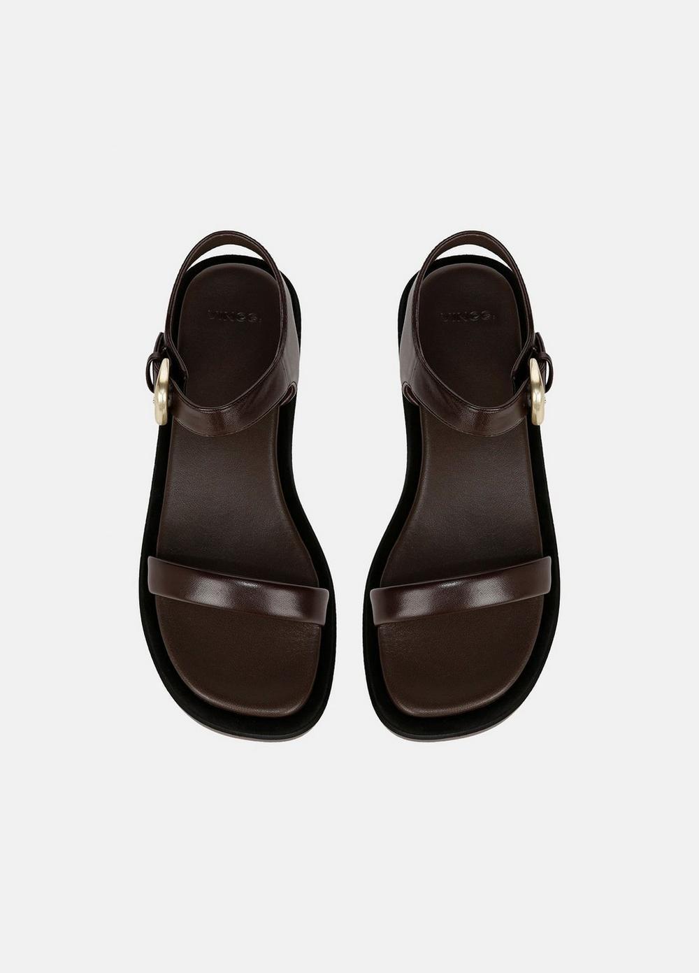 Heloise Leather Lug-Sole Sandal Product Image