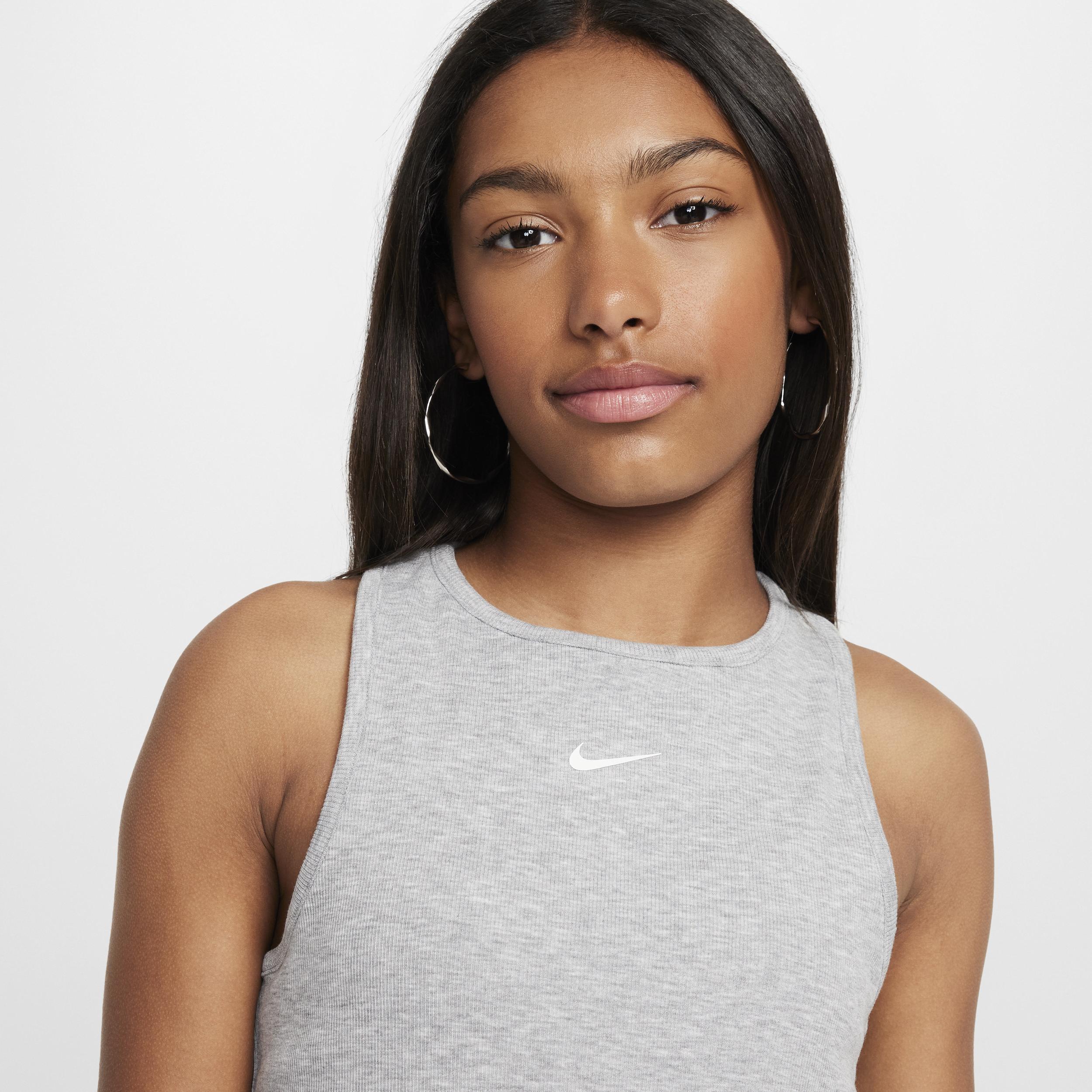 Women's Nike Sportswear Girls' Ribbed Tank Top Product Image