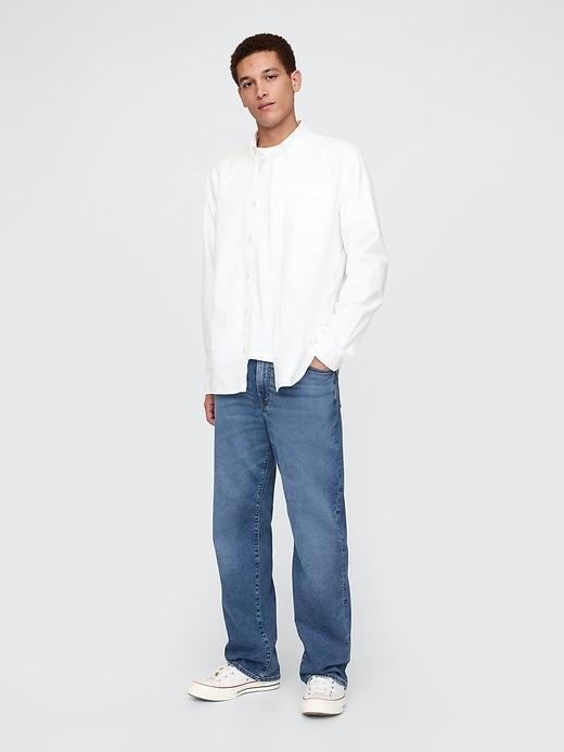 Knit &#39;90s Loose Jeans Product Image