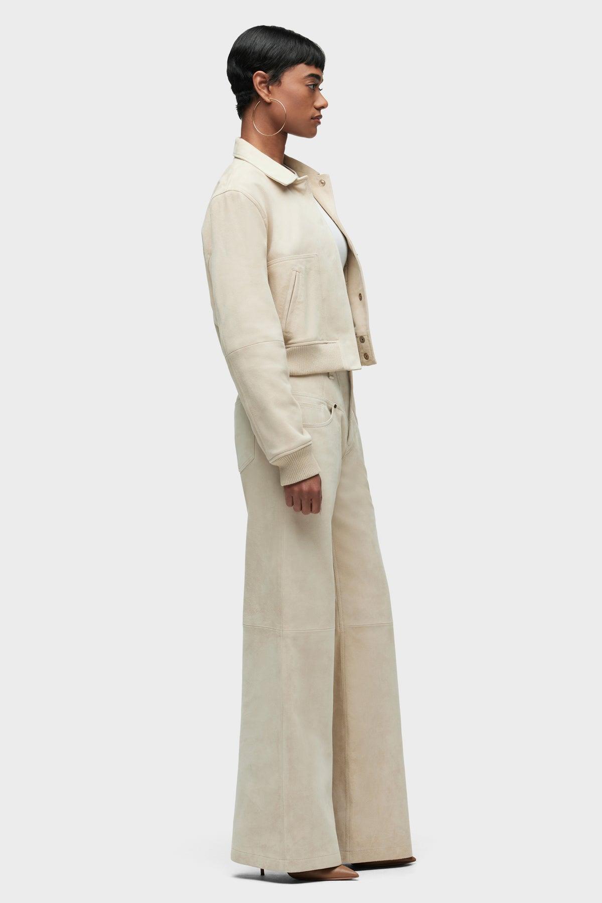 Jodie Seamed Front Yoke Wide Leg Female Product Image