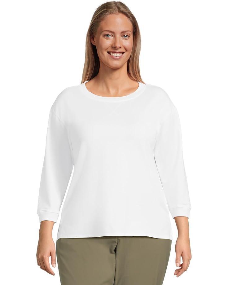 Women's Mod-o-doc 3/4 Sleeve Hi-Lo Tunic with Side Slits Product Image