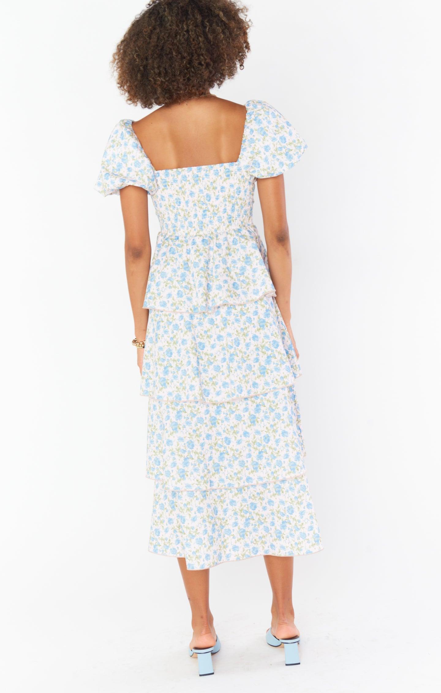 Va Va Midi Dress ~ Charming Rose Product Image