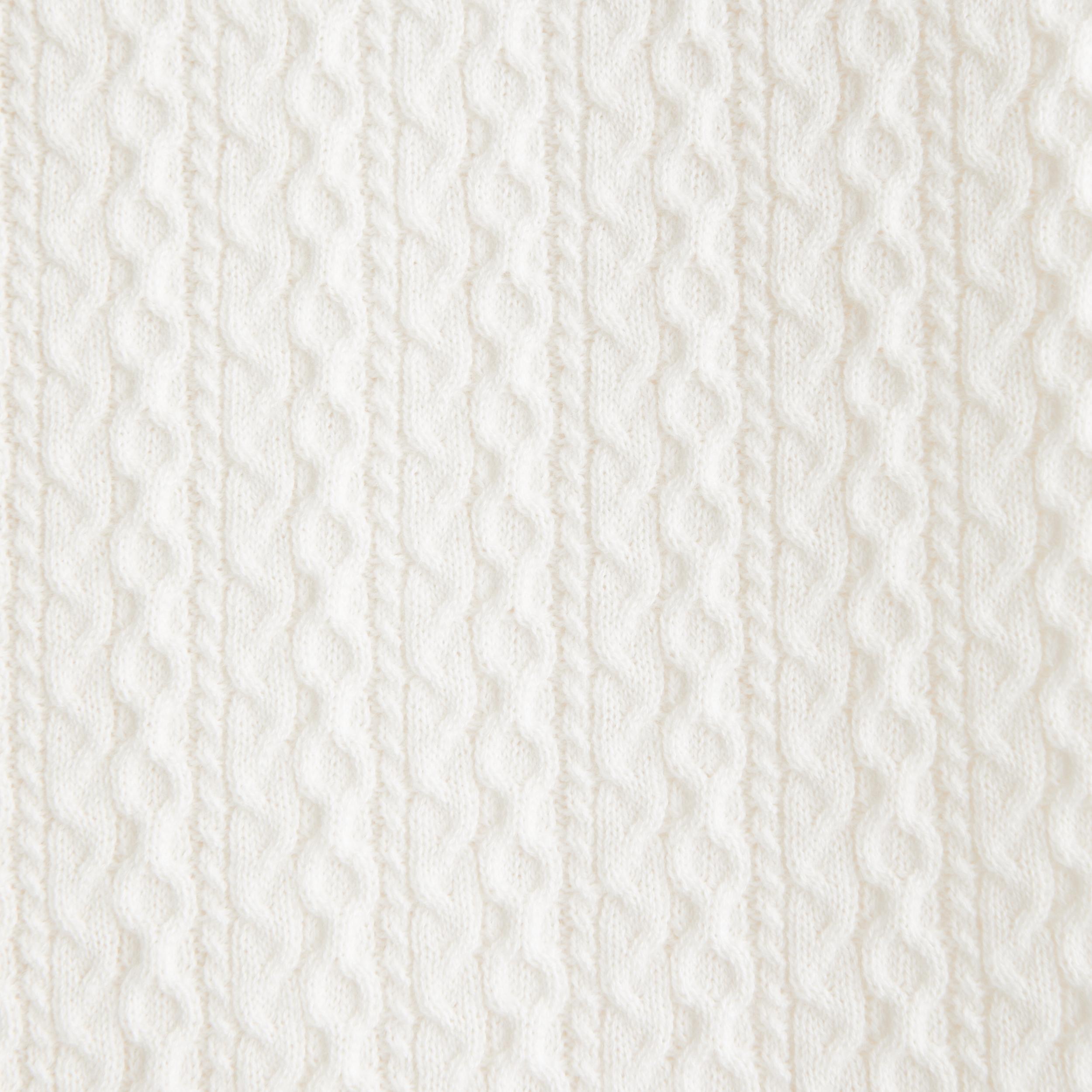 Cable Button-Through Sweater Polo Product Image