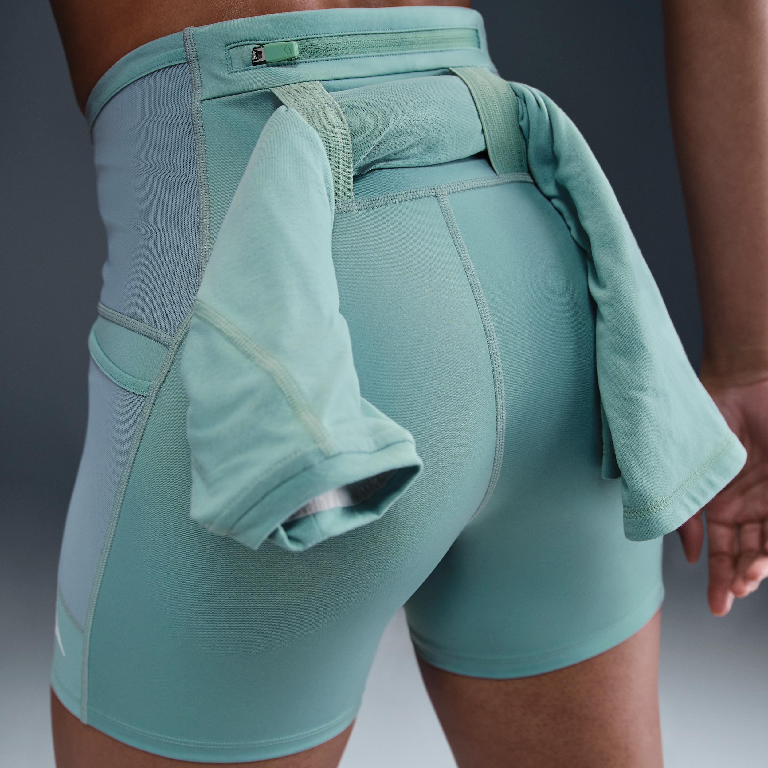 Nike Womens Trail Dri-FIT High-Waisted 4 Tight Running Shorts | HV2352-017 Product Image