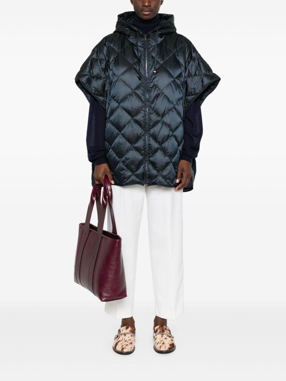 MAX MARA Treman Gilet In Blue Product Image