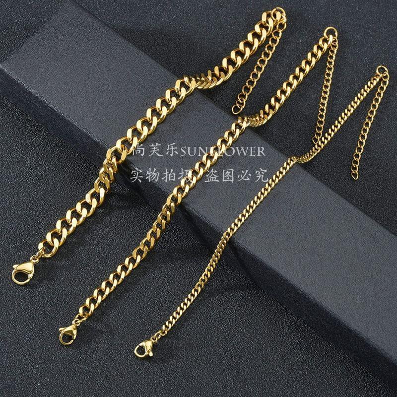 Chunky Chain Stainless Steel Bracelet Product Image