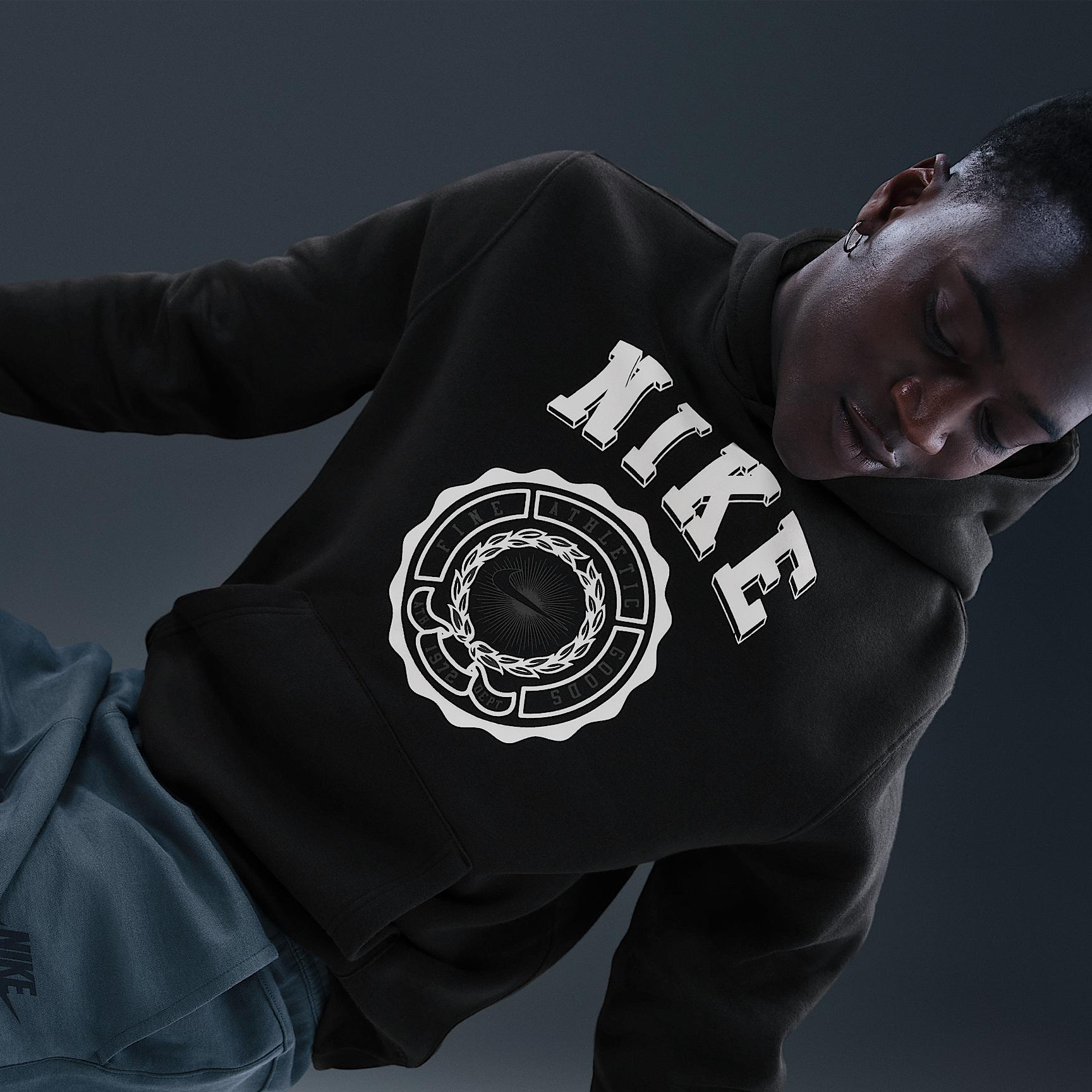 Nike Mens Club Pull-Over Fleece Hoodie | IH7548-437 Product Image