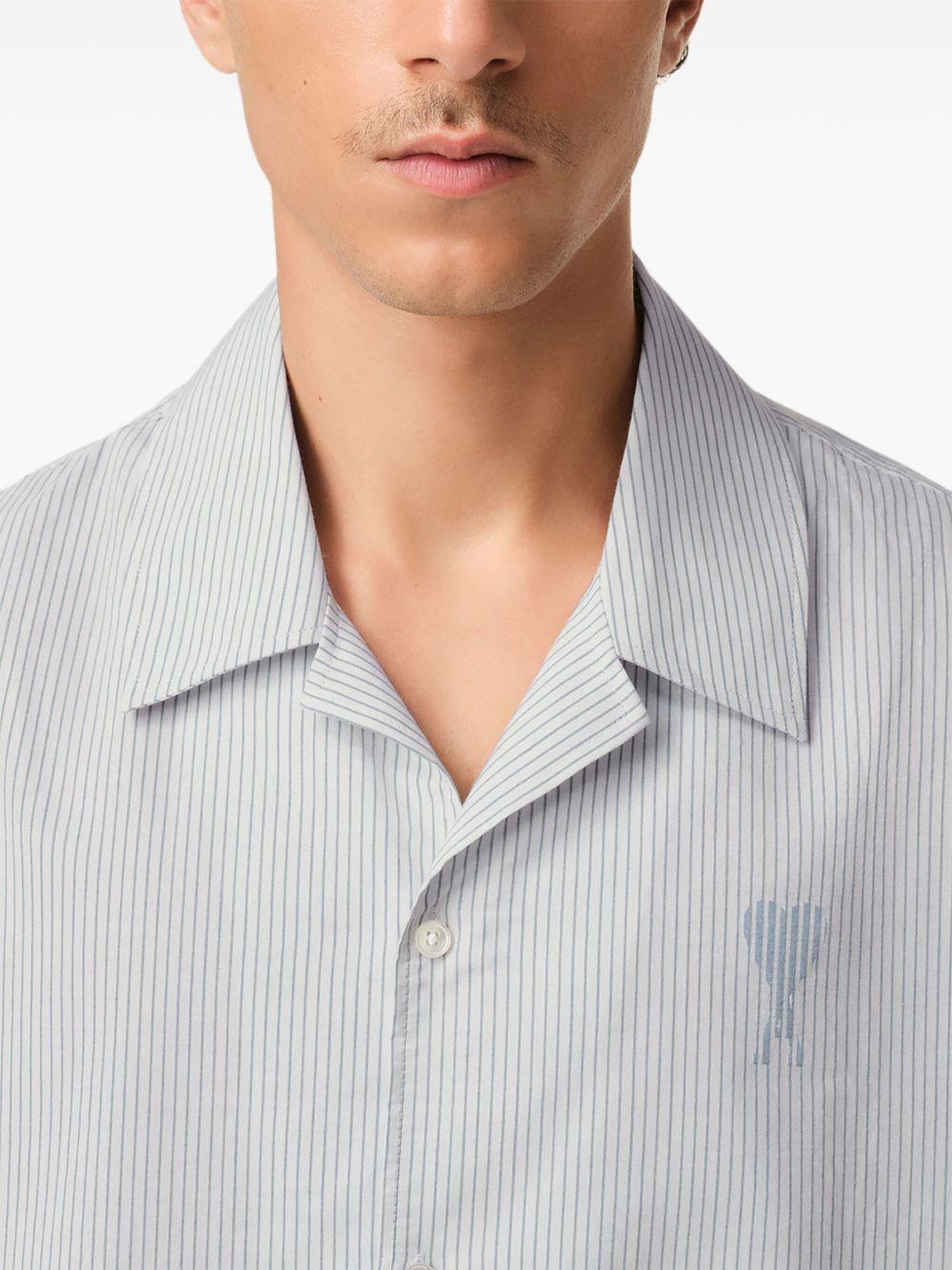 camp-collar short-sleeve shirt Product Image