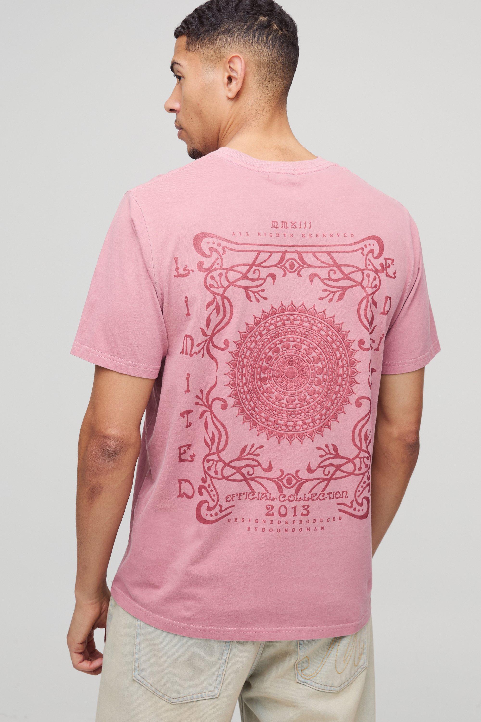 Limited Edition Puff Print Graphic Washed T-Shirt | boohooMAN USA Product Image