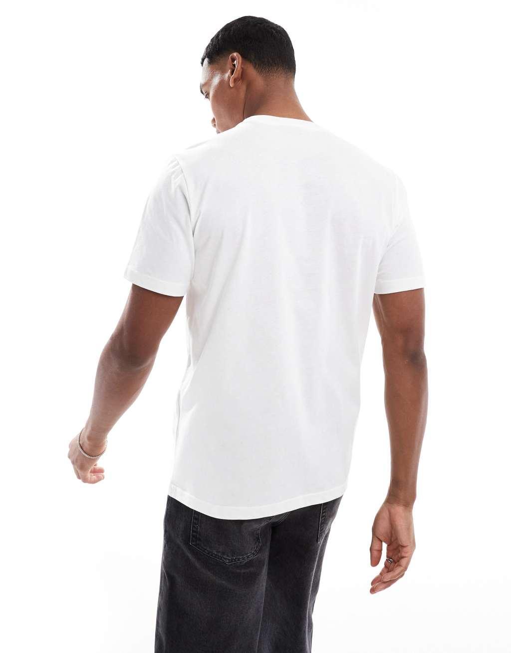 PS Paul Smith desert print logo t-shirt in white Product Image