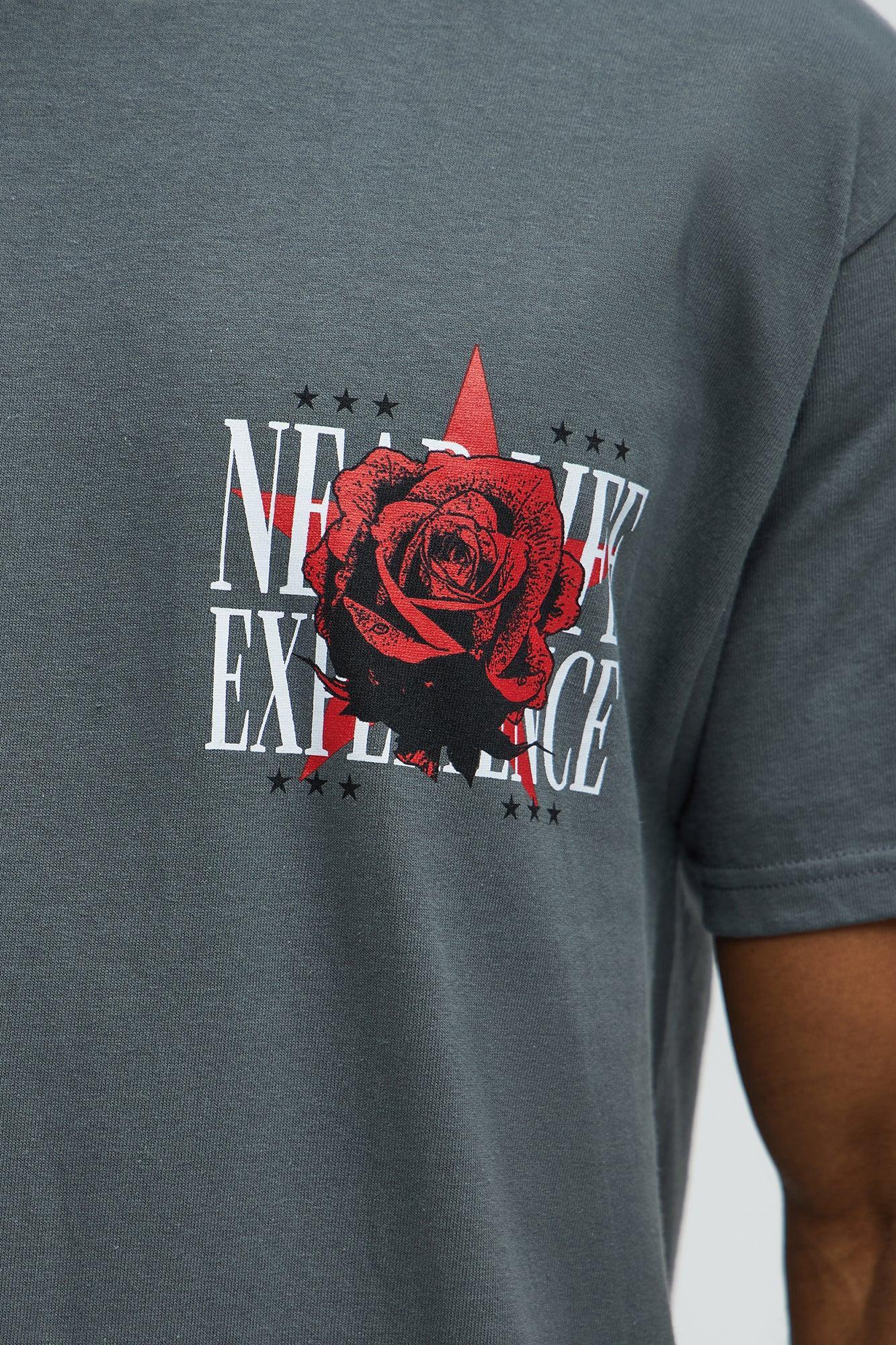 Clinging To Power Short Sleeve Tee - Grey Male Product Image